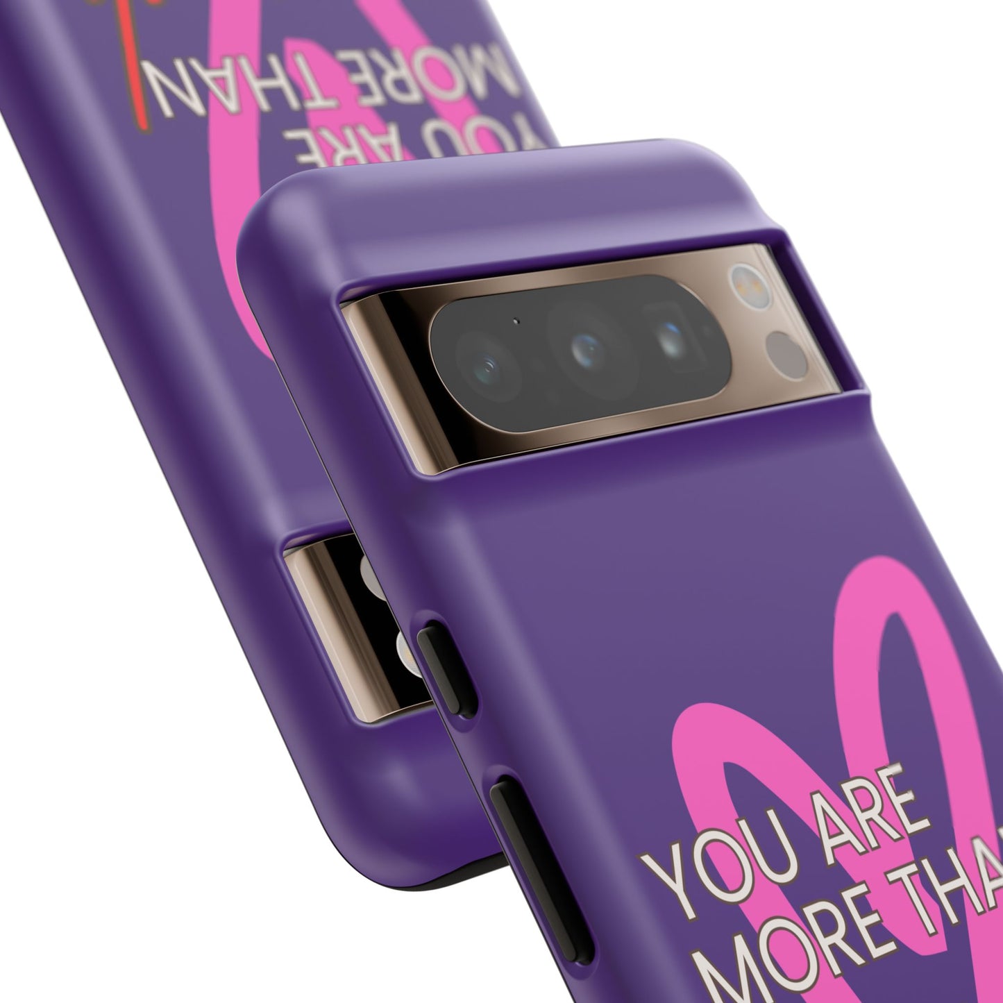 You are more than enough purple phone case, cute phone case gift