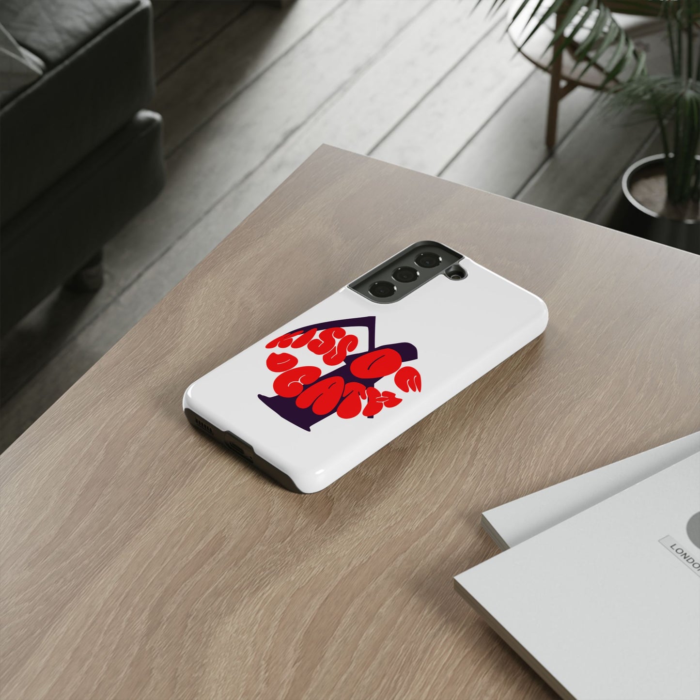 kiss Of Death iPhone Google Pixel Samsung Galaxy, cool design white phone case, iPhone phone Samsung galaxy Google pixel phone case