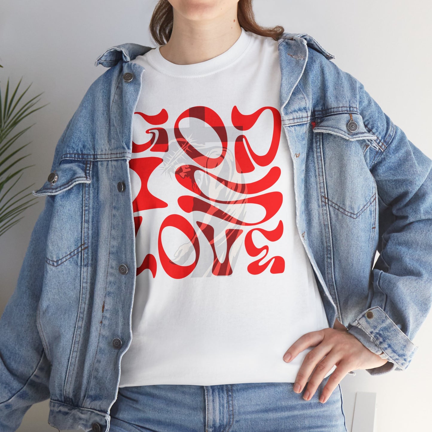God is Love t-shirt, Christian T-shirt, face T-shirt
