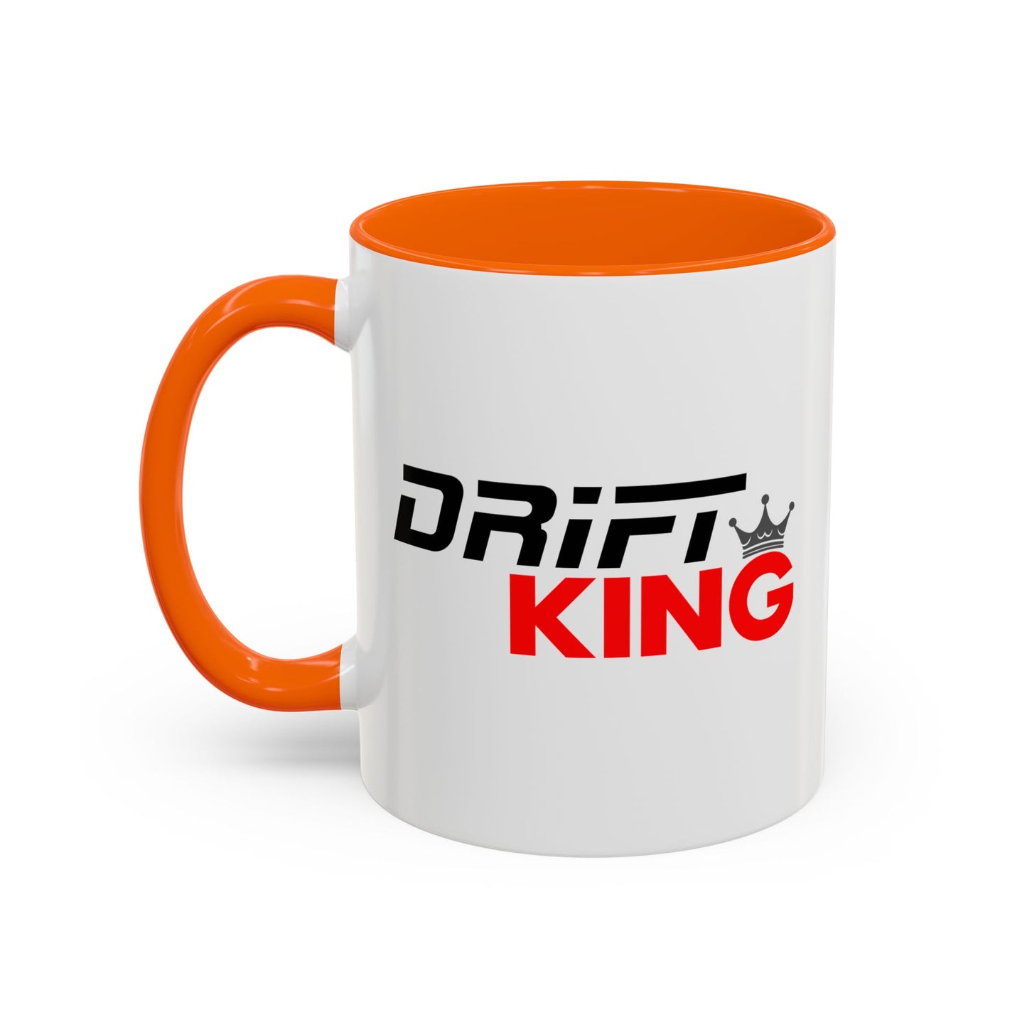 Drift King Accent Coffee Mug Perfect Gift for Car Enthusiasts, Drift Racing Fans, Collectible Mug, Unique Drinkware for Special Occasions