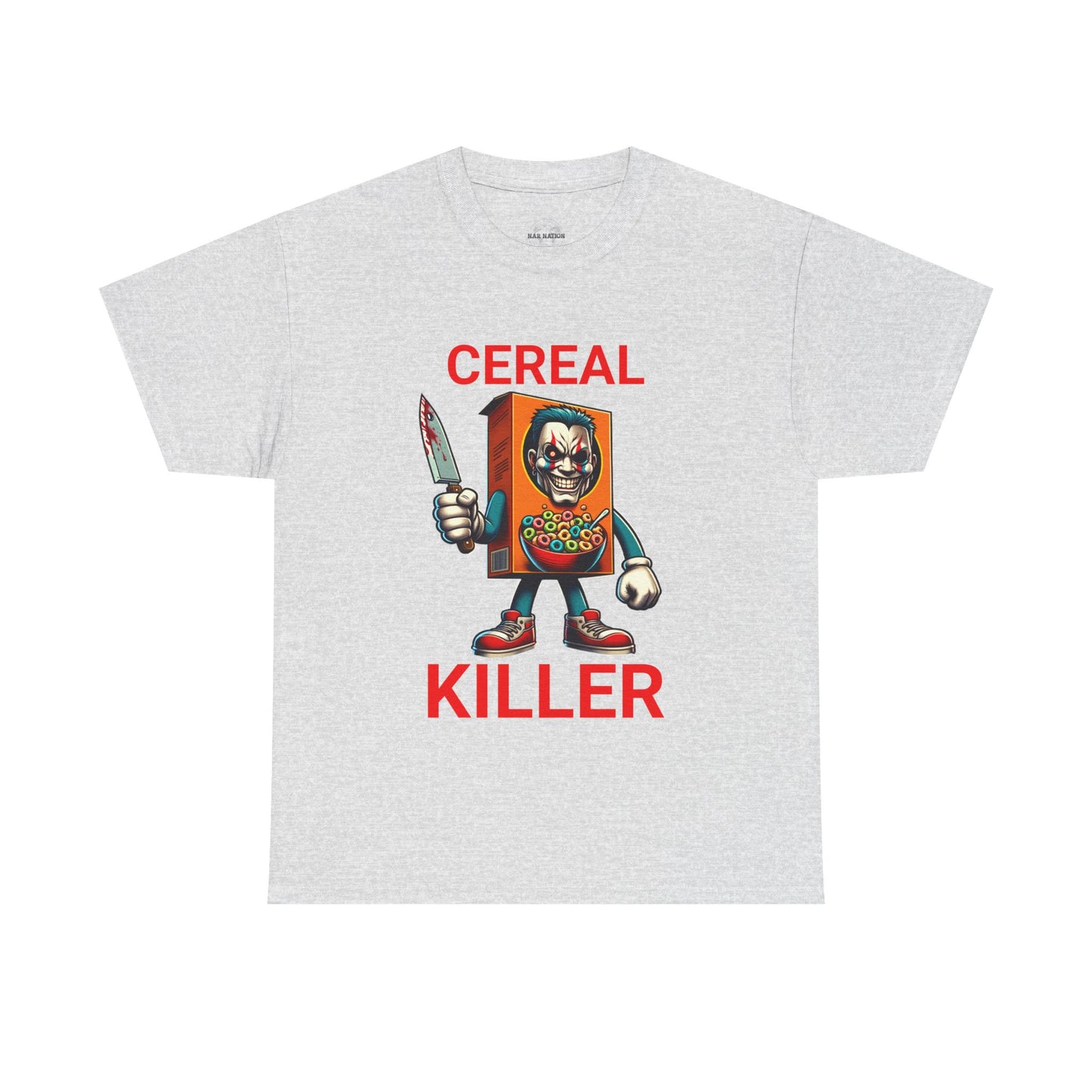 Cereal Killer Tee - Funny Unisex Cotton T-Shirt, Perfect for Halloween, Gift for Foodies, Quirky Humor Shirt