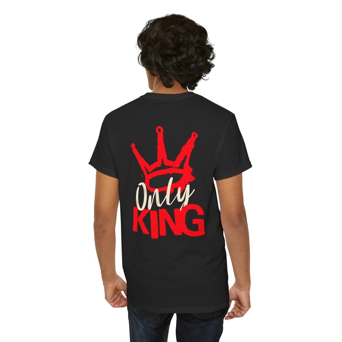 Only King Unisex Heavy Cotton Tee | Streetwear Fashion, Gift for Him, Casual Style, Everyday Wear, Birthday Present