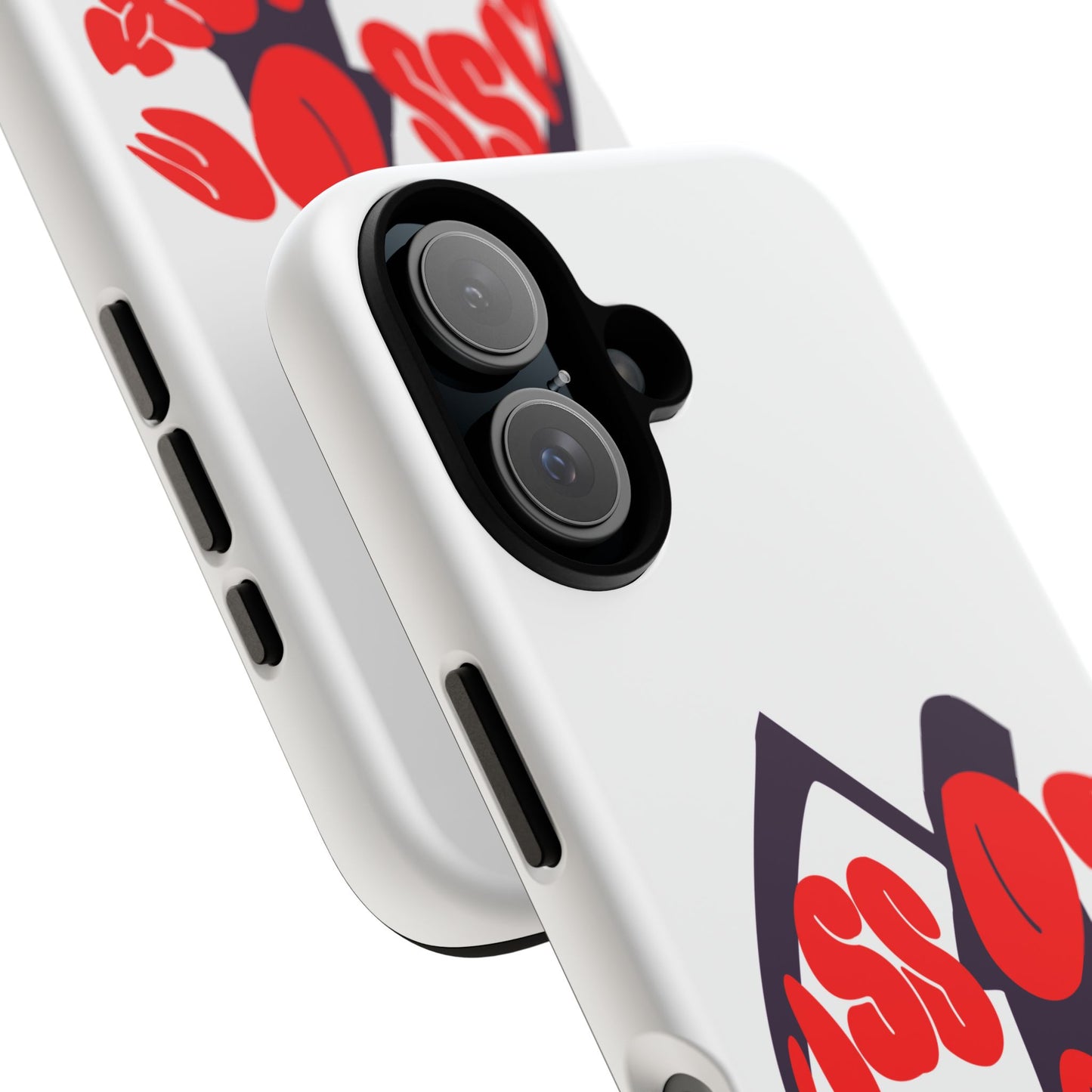 kiss Of Death iPhone Google Pixel Samsung Galaxy, cool design white phone case, iPhone phone Samsung galaxy Google pixel phone case