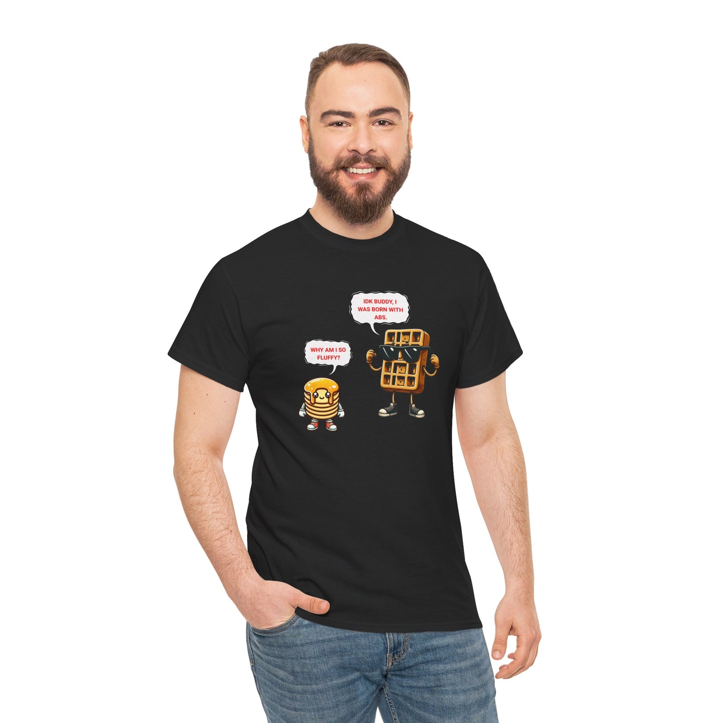 Funny breakfast waffle shirt waffle with abs shirt breakfast lovers shirt, waffle lovers shirt
