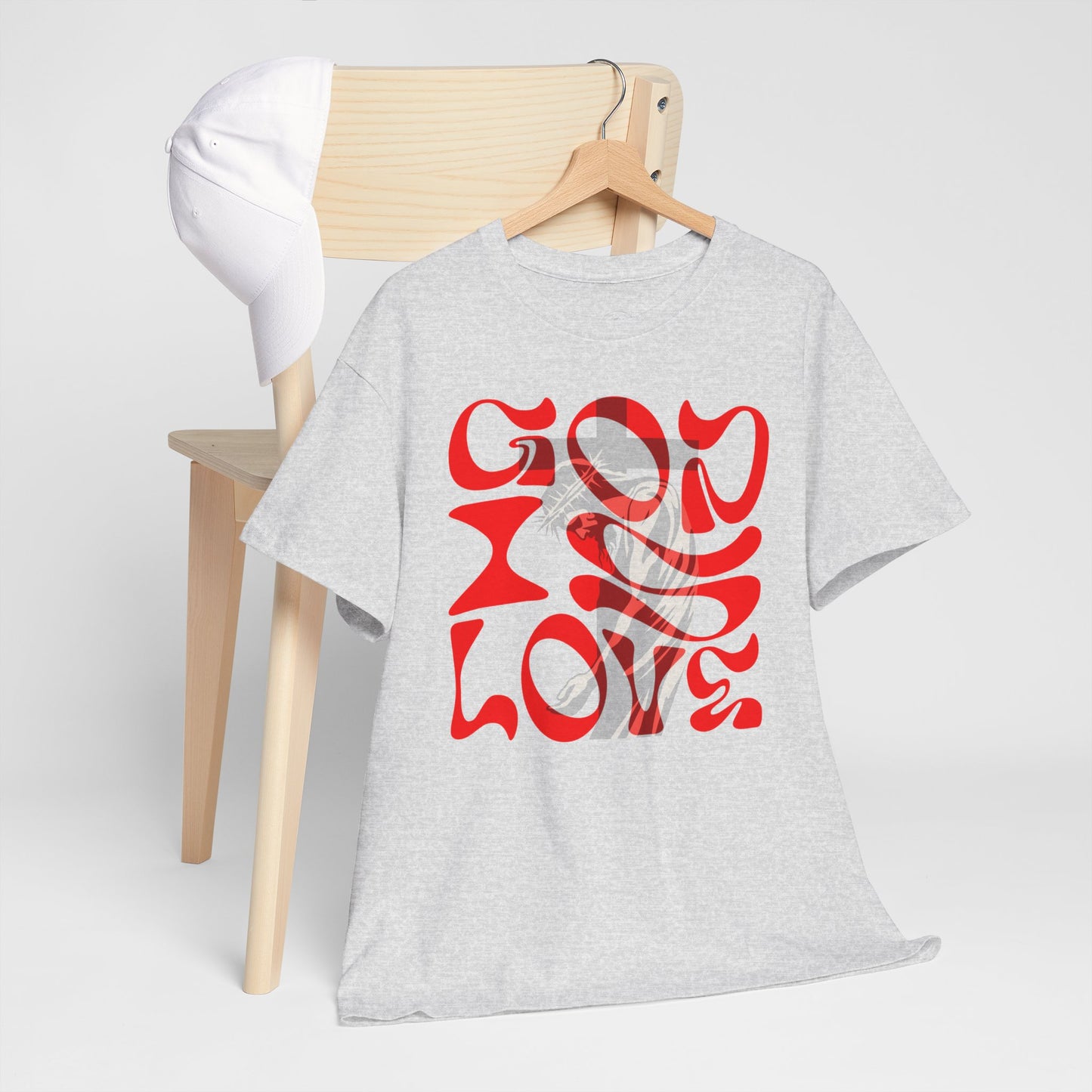 God is Love t-shirt, Christian T-shirt, face T-shirt
