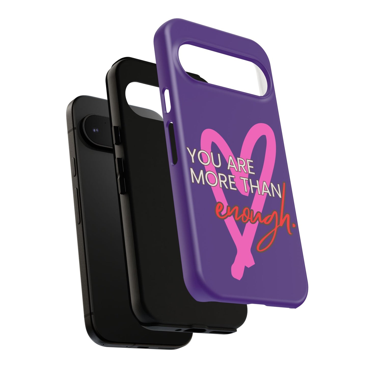 You are more than enough purple phone case, cute phone case gift