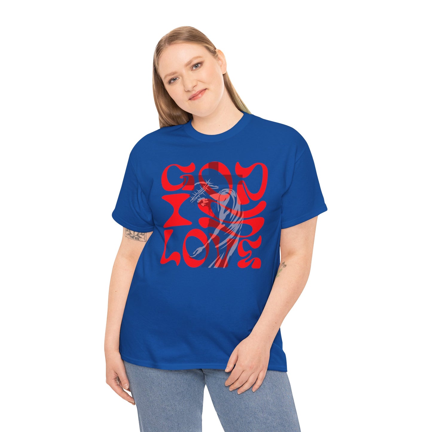 God is Love t-shirt, Christian T-shirt, face T-shirt