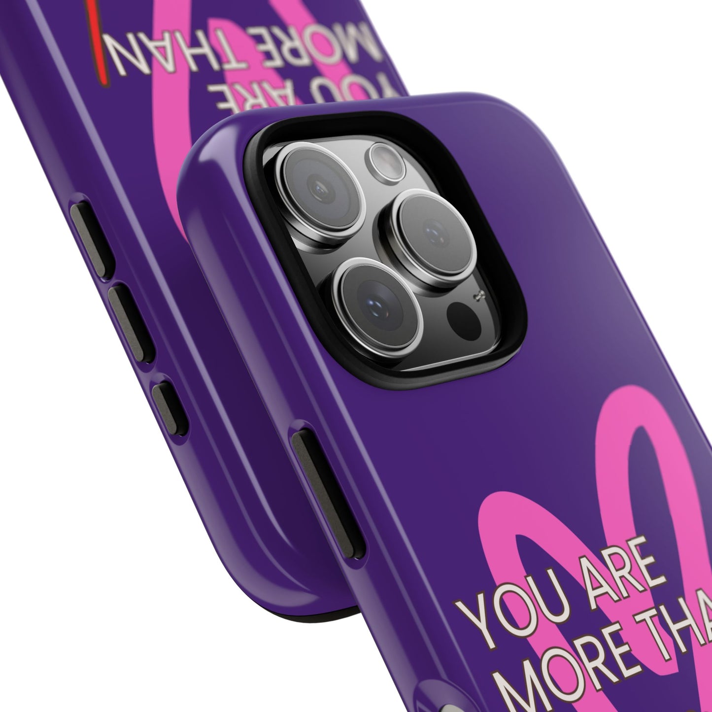You are more than enough purple phone case, cute phone case gift