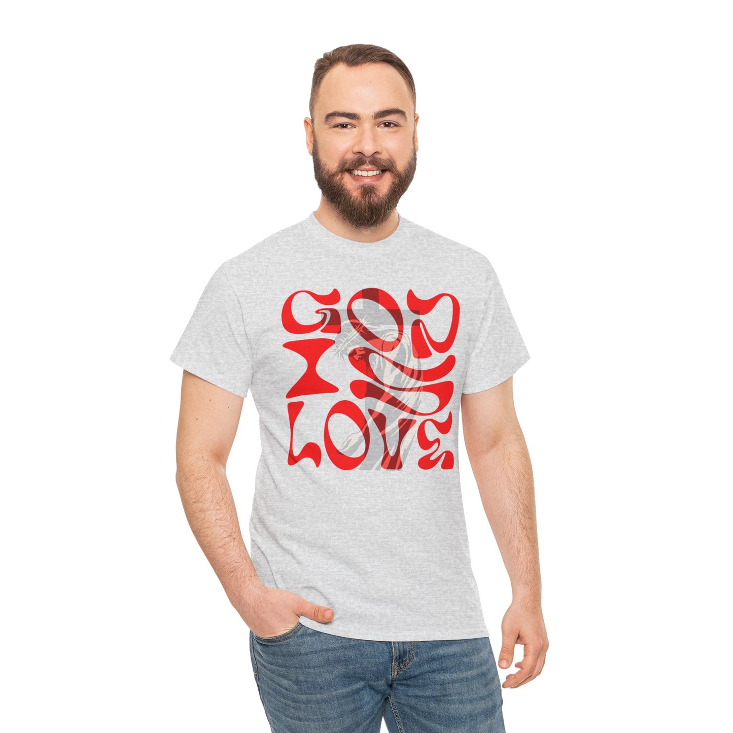 God is Love t-shirt, Christian T-shirt, face T-shirt