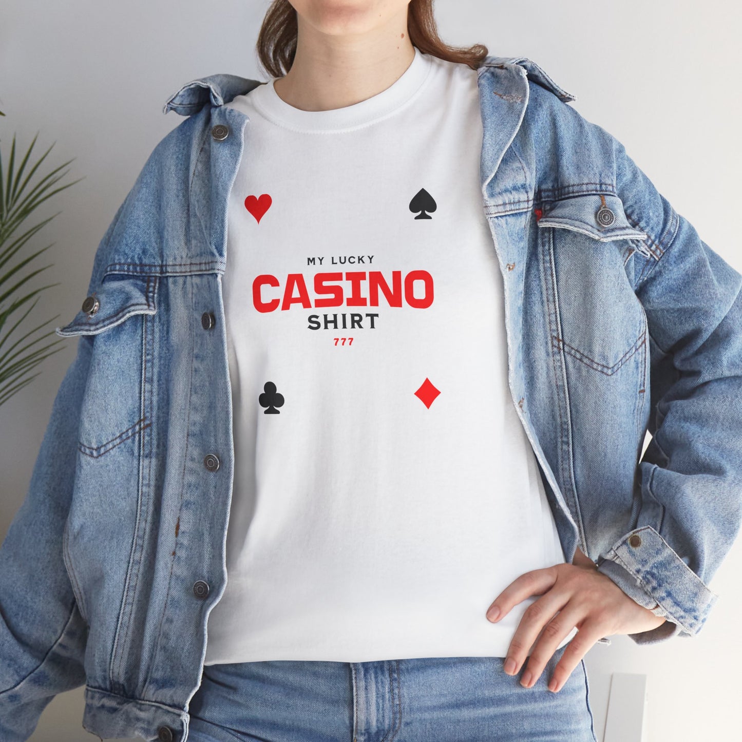 My Lucky Casino T-Shirt, Unisex Tee, Gambling Shirt, Casino Night Attire, Poker Night Apparel, Gift for Gamblers