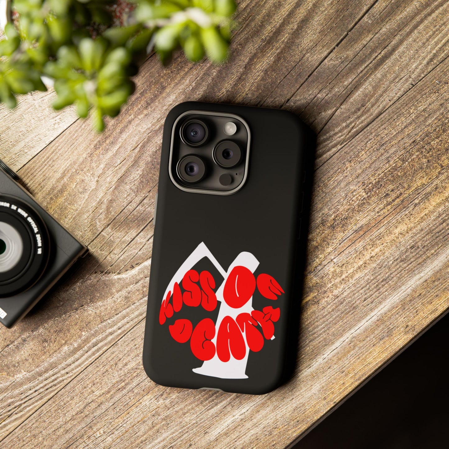 kiss Of Death Phone Case , cool phone case, cool design phone case, iPhone phone case, Samsung phone case, google phone case, black case