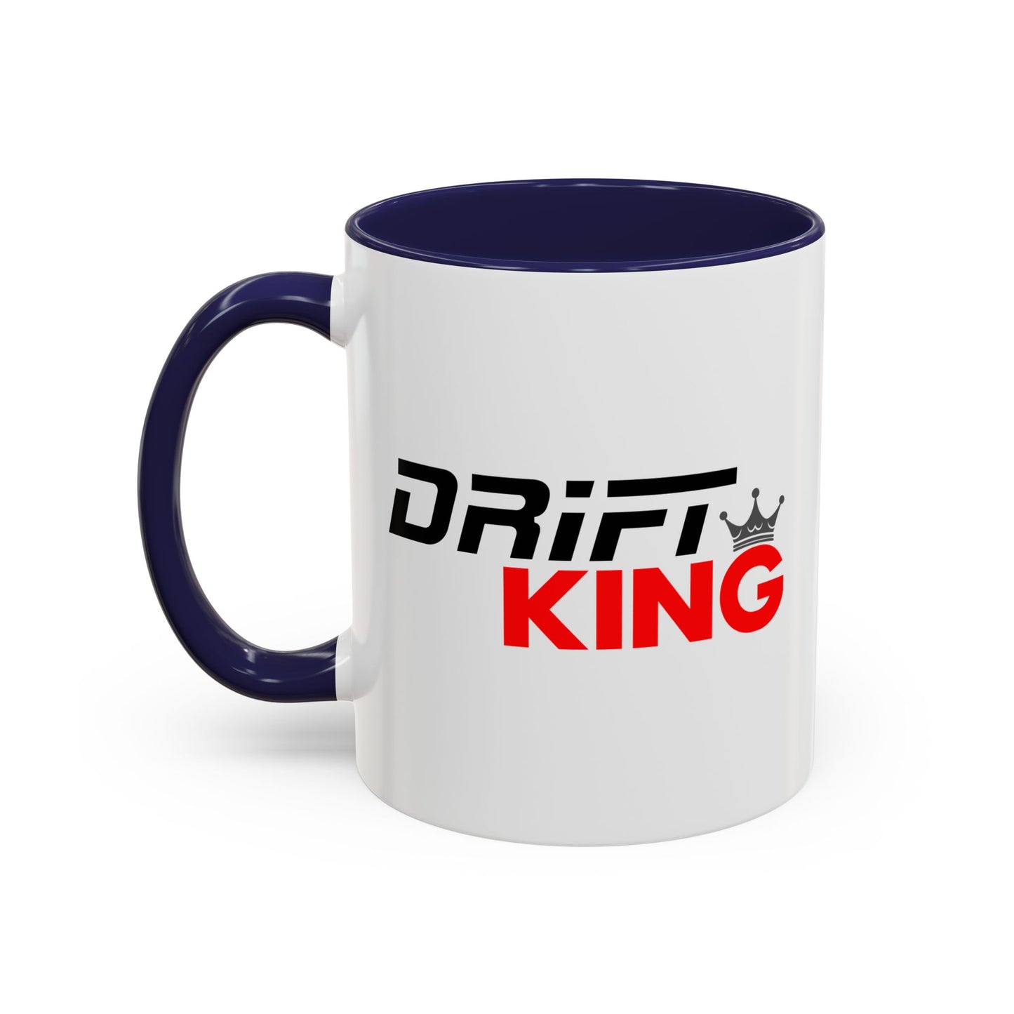 Drift King Accent Coffee Mug Perfect Gift for Car Enthusiasts, Drift Racing Fans, Collectible Mug, Unique Drinkware for Special Occasions