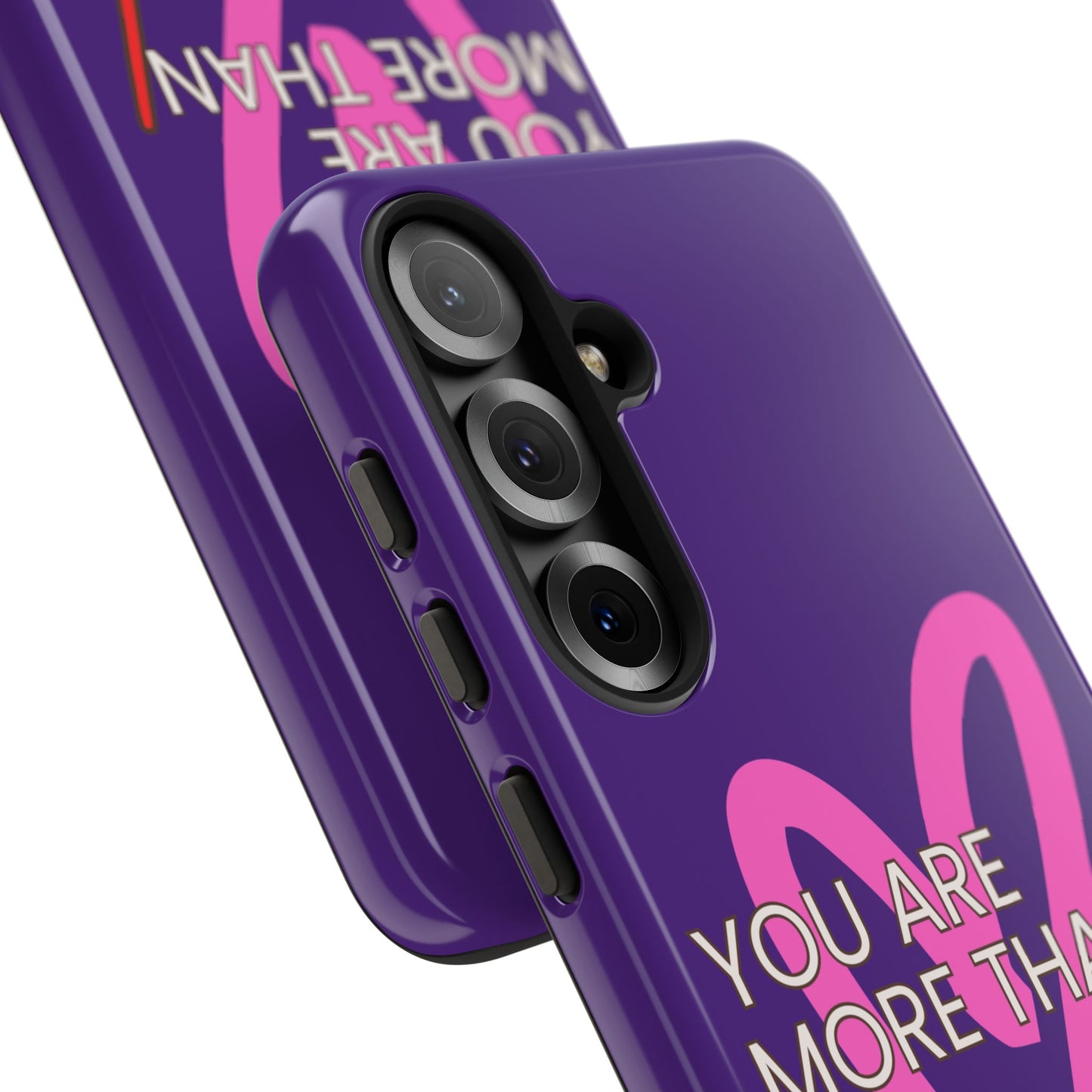 You are more than enough purple phone case, cute phone case gift