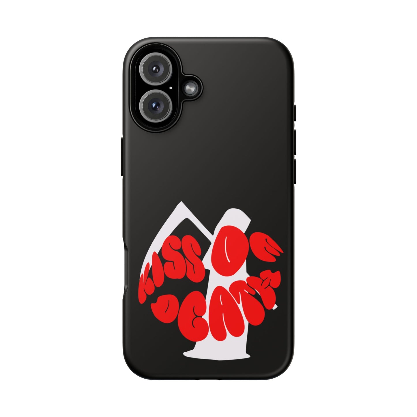 kiss Of Death Phone Case , cool phone case, cool design phone case, iPhone phone case, Samsung phone case, google phone case, black case