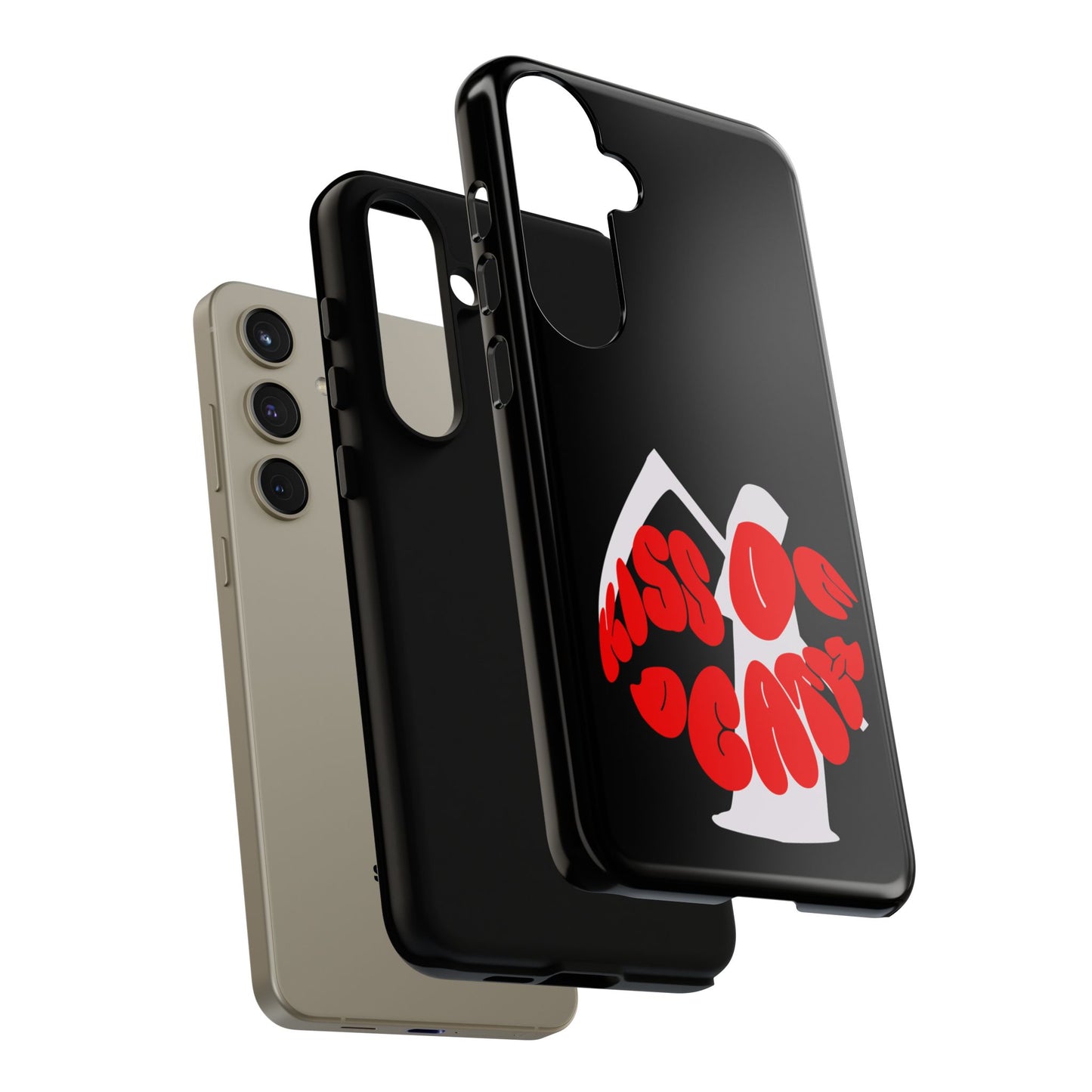 kiss Of Death Phone Case , cool phone case, cool design phone case, iPhone phone case, Samsung phone case, google phone case, black case