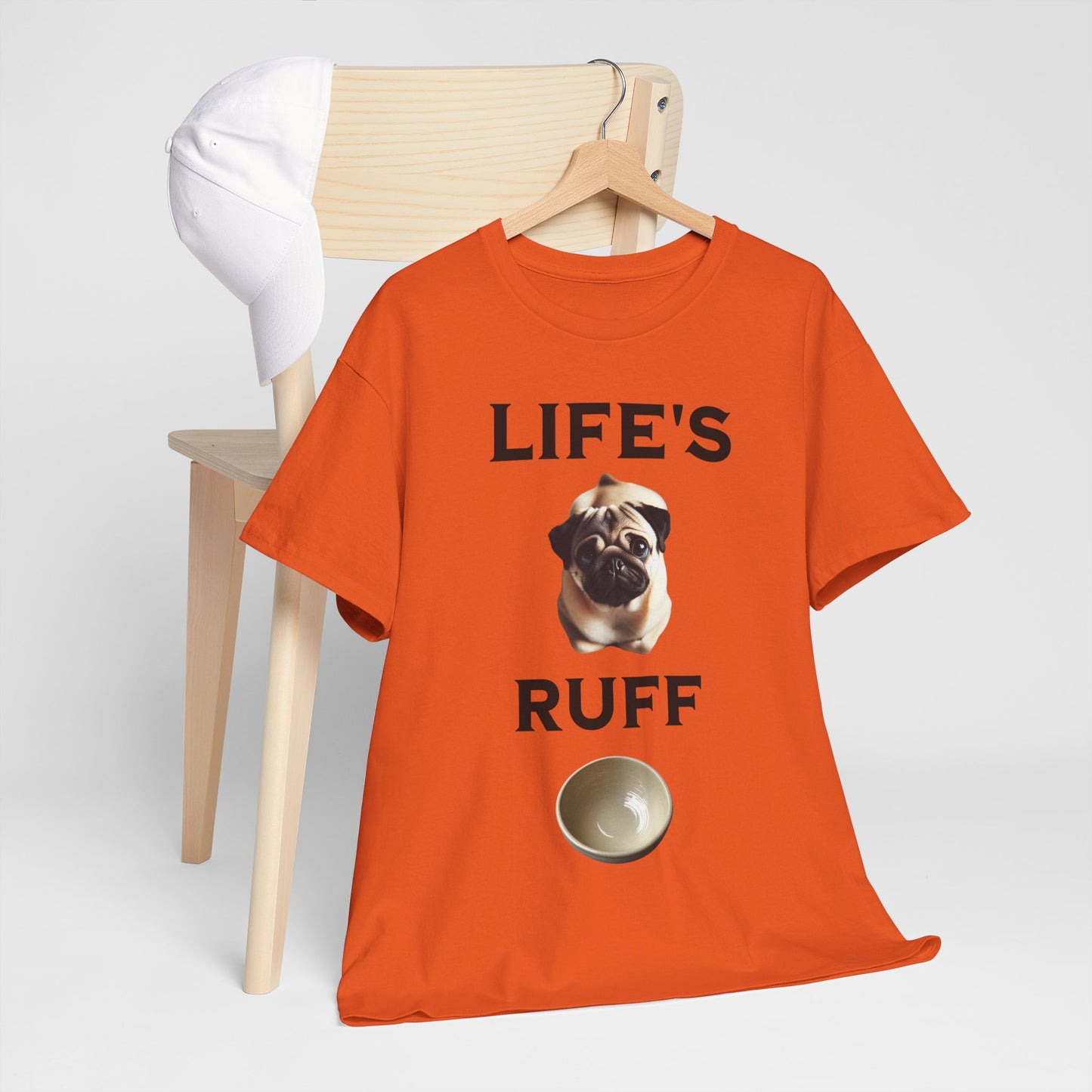 Life is Ruff Funny Shirt, Funny Dog Lover Shirt, Gifts for Pet Owners, Casual Wear, Dog-Themed Apparel, Birthday Gift