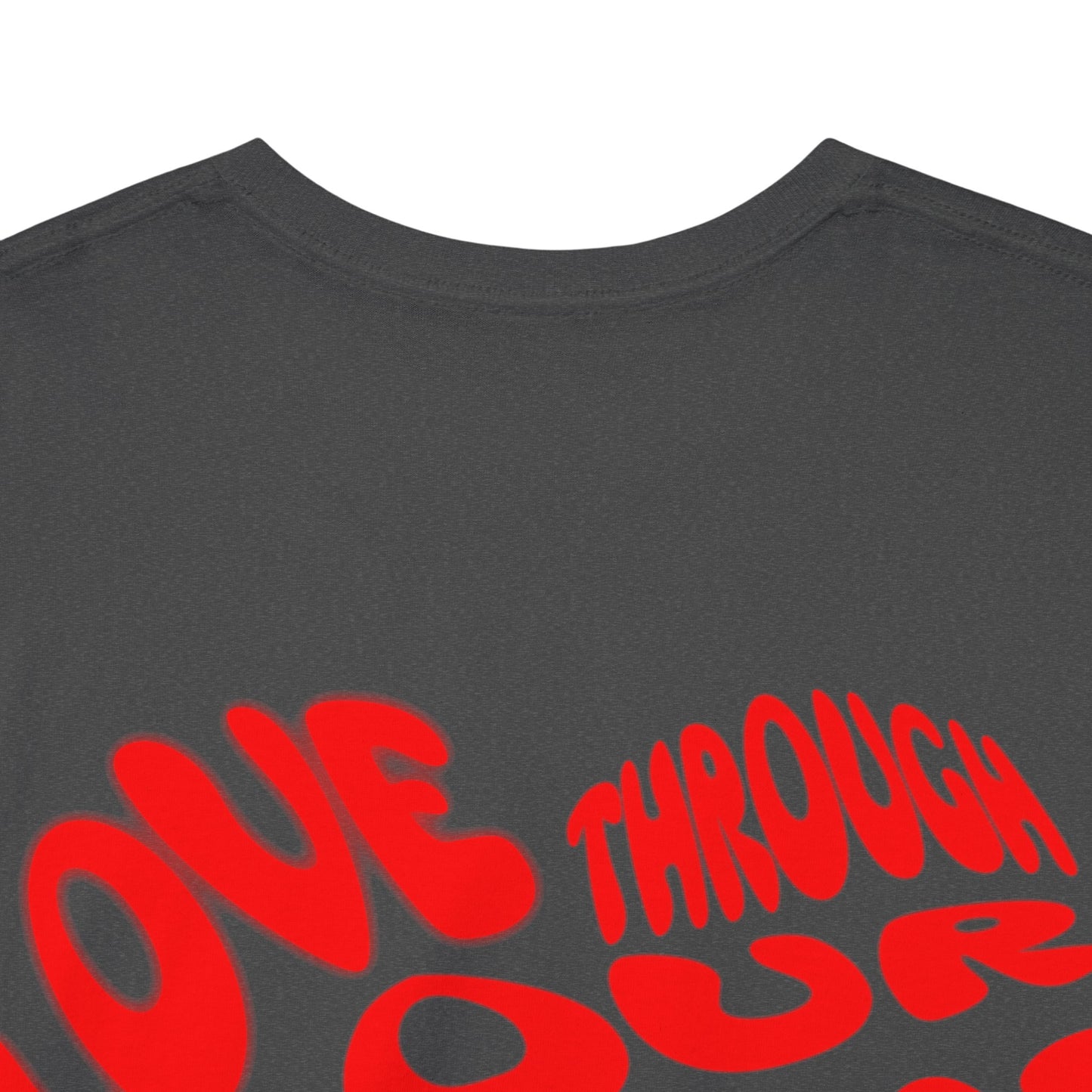 Love Through Your Pain Unisex Heavy Cotton Tee, Casual Wear, Gift for Support, Motivational Shirt, Heartfelt message Tee