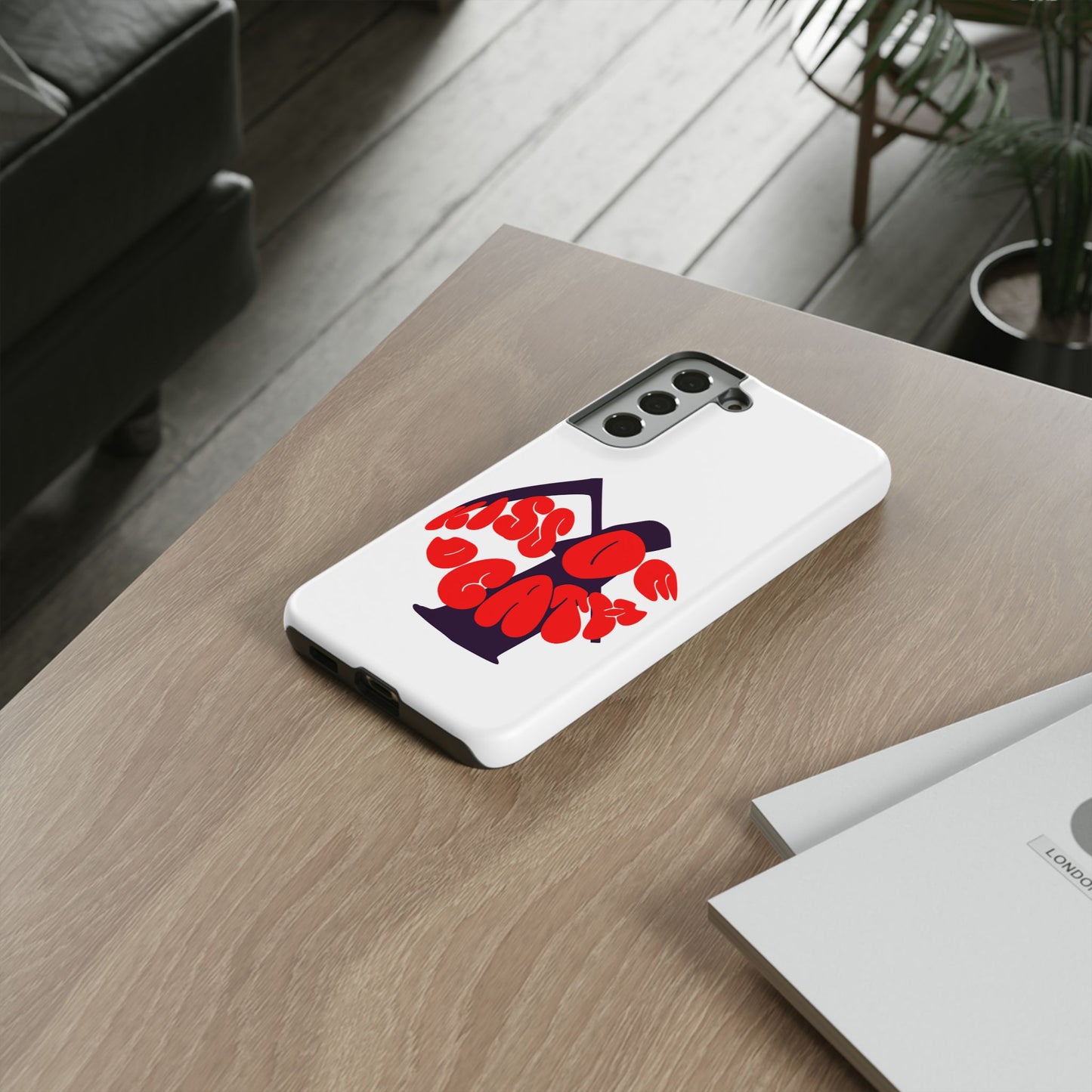 kiss Of Death iPhone Google Pixel Samsung Galaxy, cool design white phone case, iPhone phone Samsung galaxy Google pixel phone case