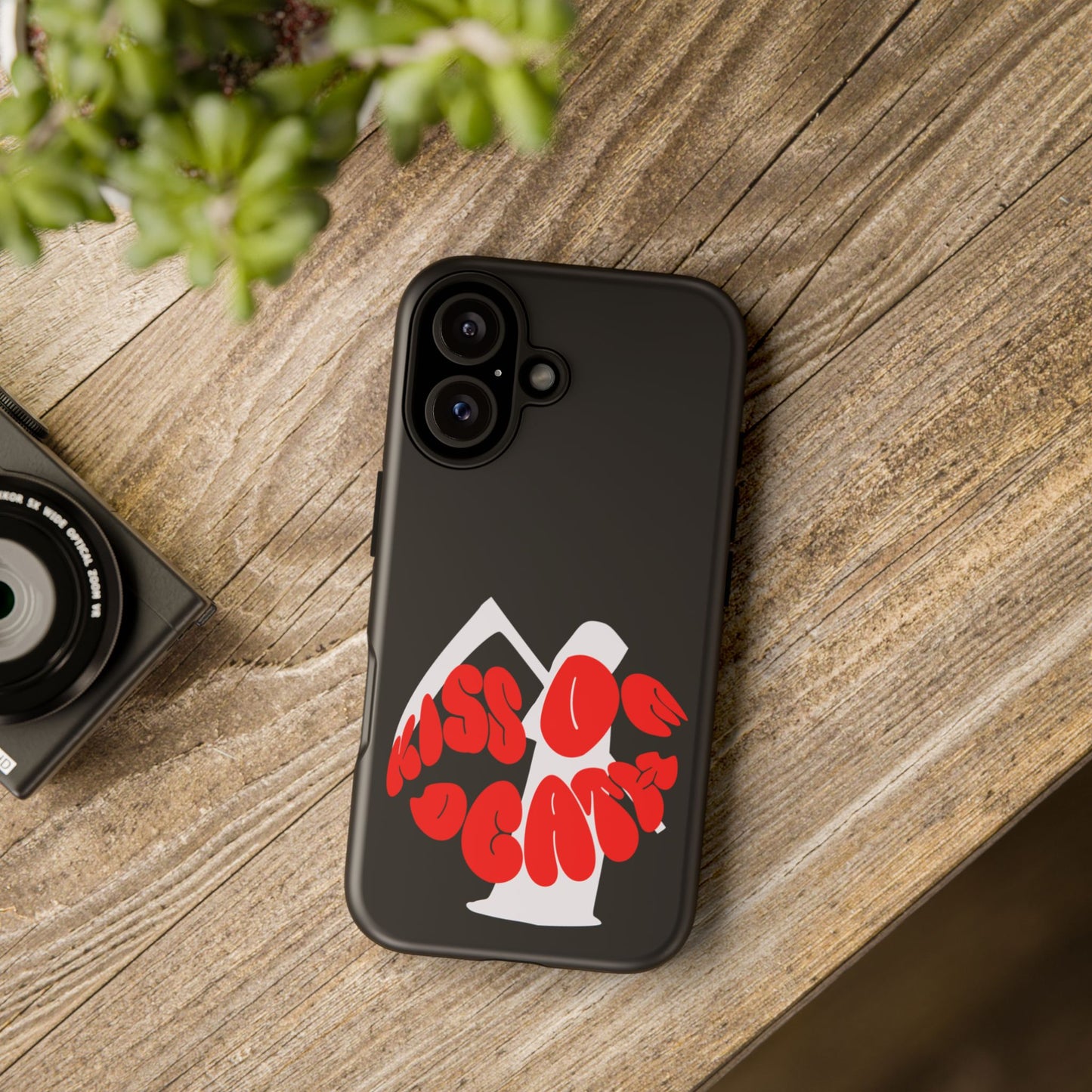 kiss Of Death Phone Case , cool phone case, cool design phone case, iPhone phone case, Samsung phone case, google phone case, black case