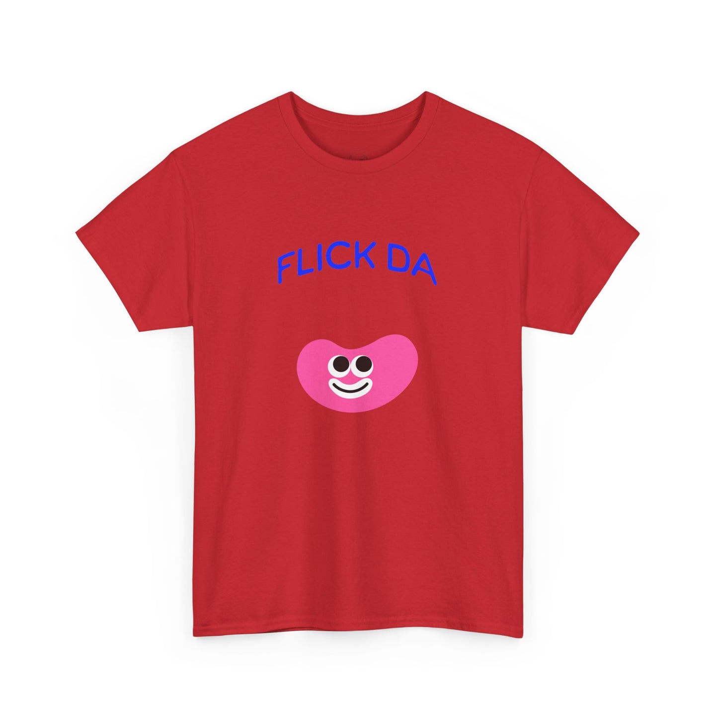 Flick Da Bean funny t-shirt , Cute Graphic T-Shirt, Fun Casual Wear, Gift for Friends, Everyday Summer Style, Comfortable Tee