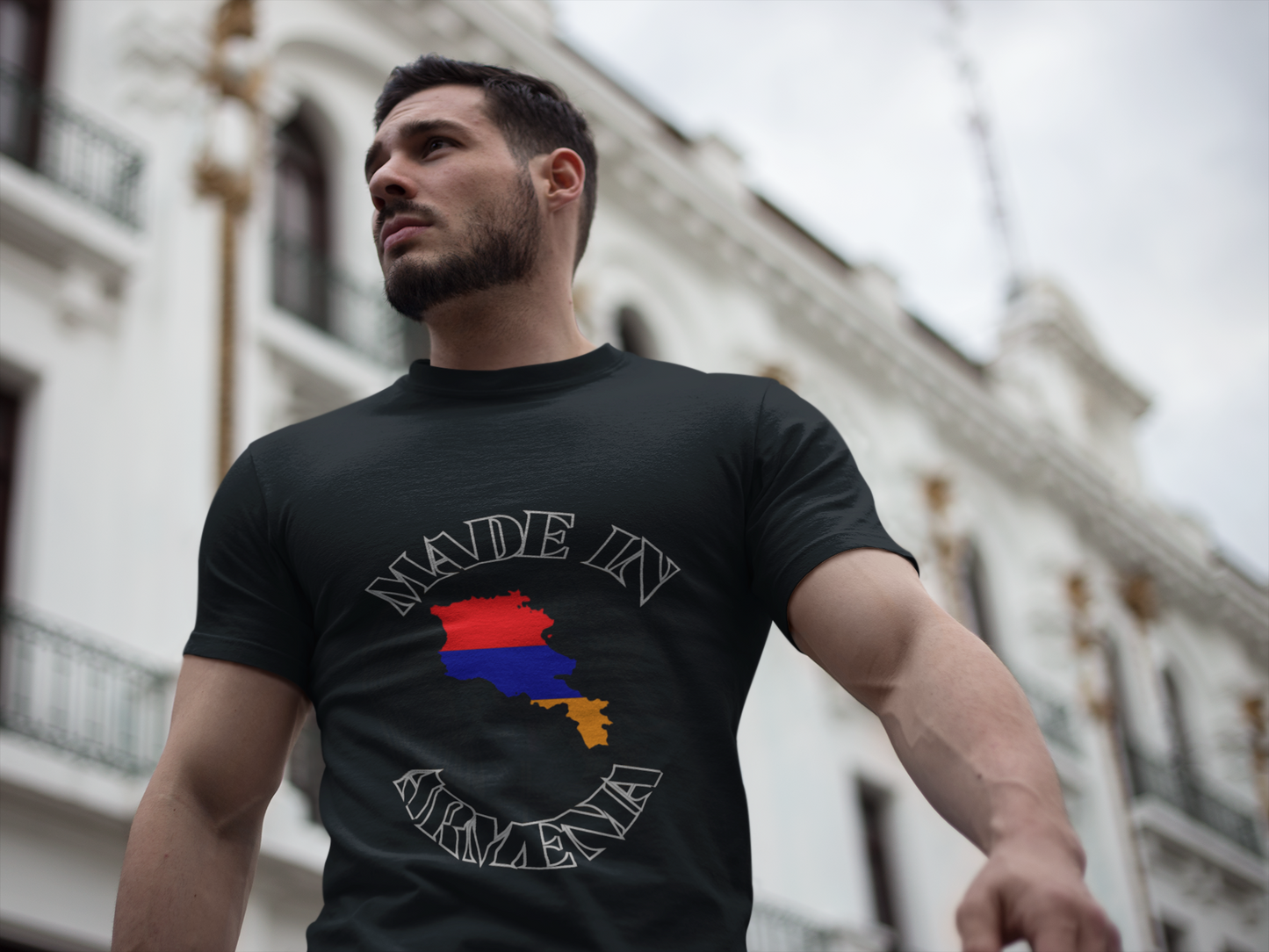 Proudly Made in Armenia Tee - Unisex Heavy Cotton T-Shirt, Armenian Pride, Gift for Him/Her, Travel Souvenir, Casual Wear, Cultural Apparel