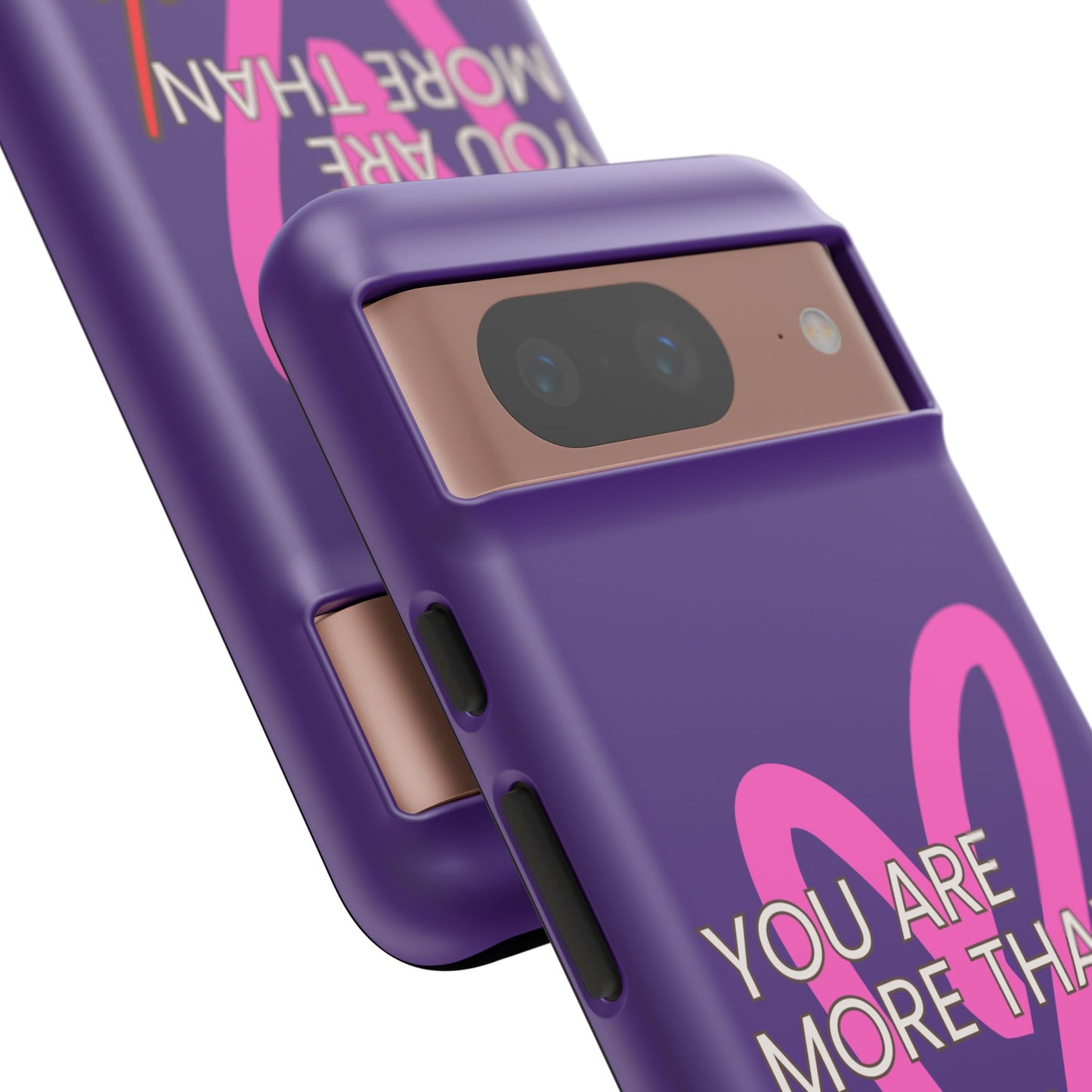 You are more than enough purple phone case, cute phone case gift