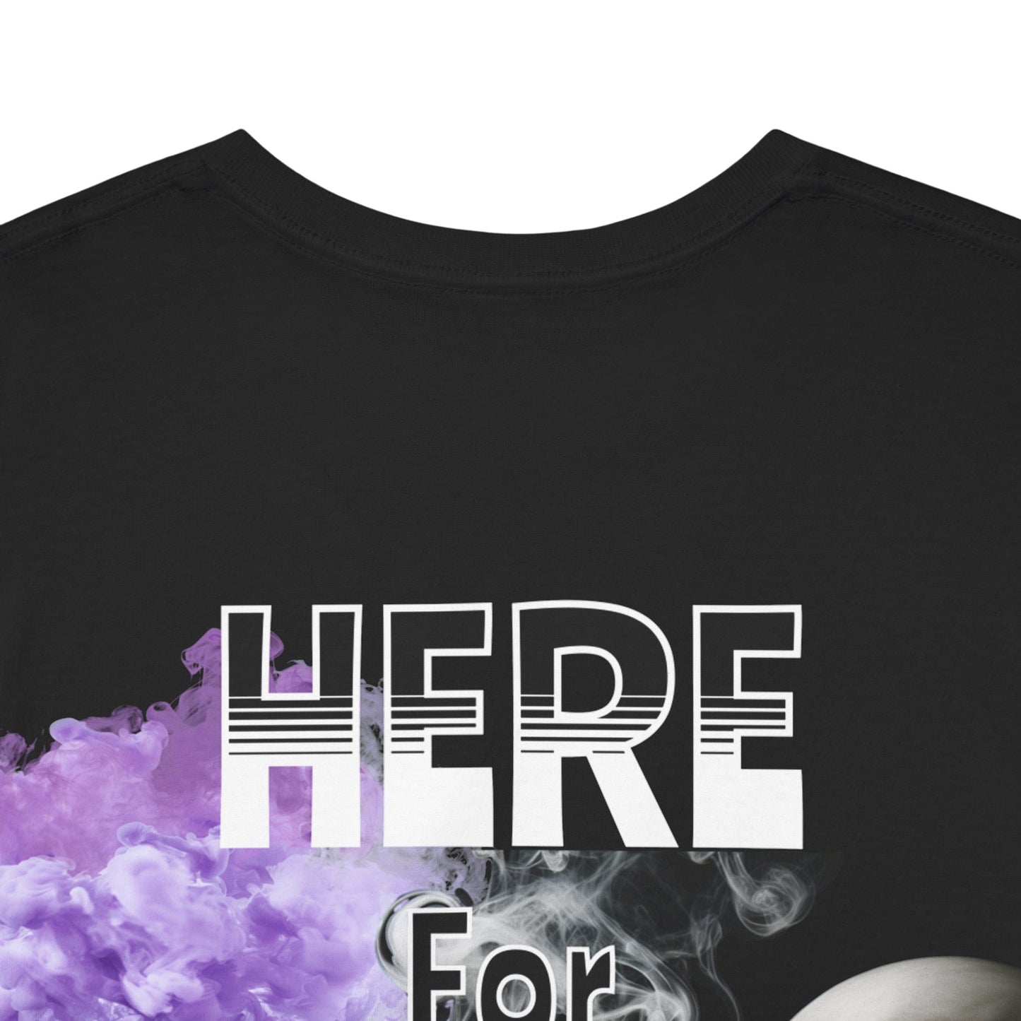 Skull Hookah Tee, Unisex Cotton T-Shirt, Here for the Hookah Graphic Shirt, Gift for Hookah Lovers