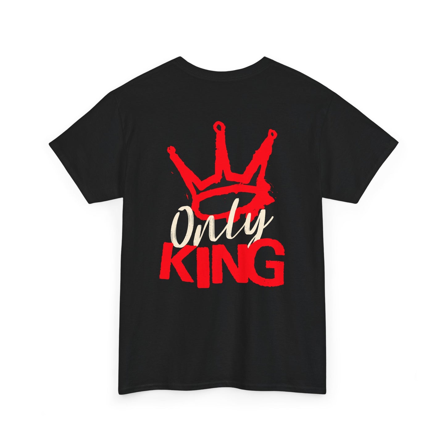 Only King Unisex Heavy Cotton Tee | Streetwear Fashion, Gift for Him, Casual Style, Everyday Wear, Birthday Present
