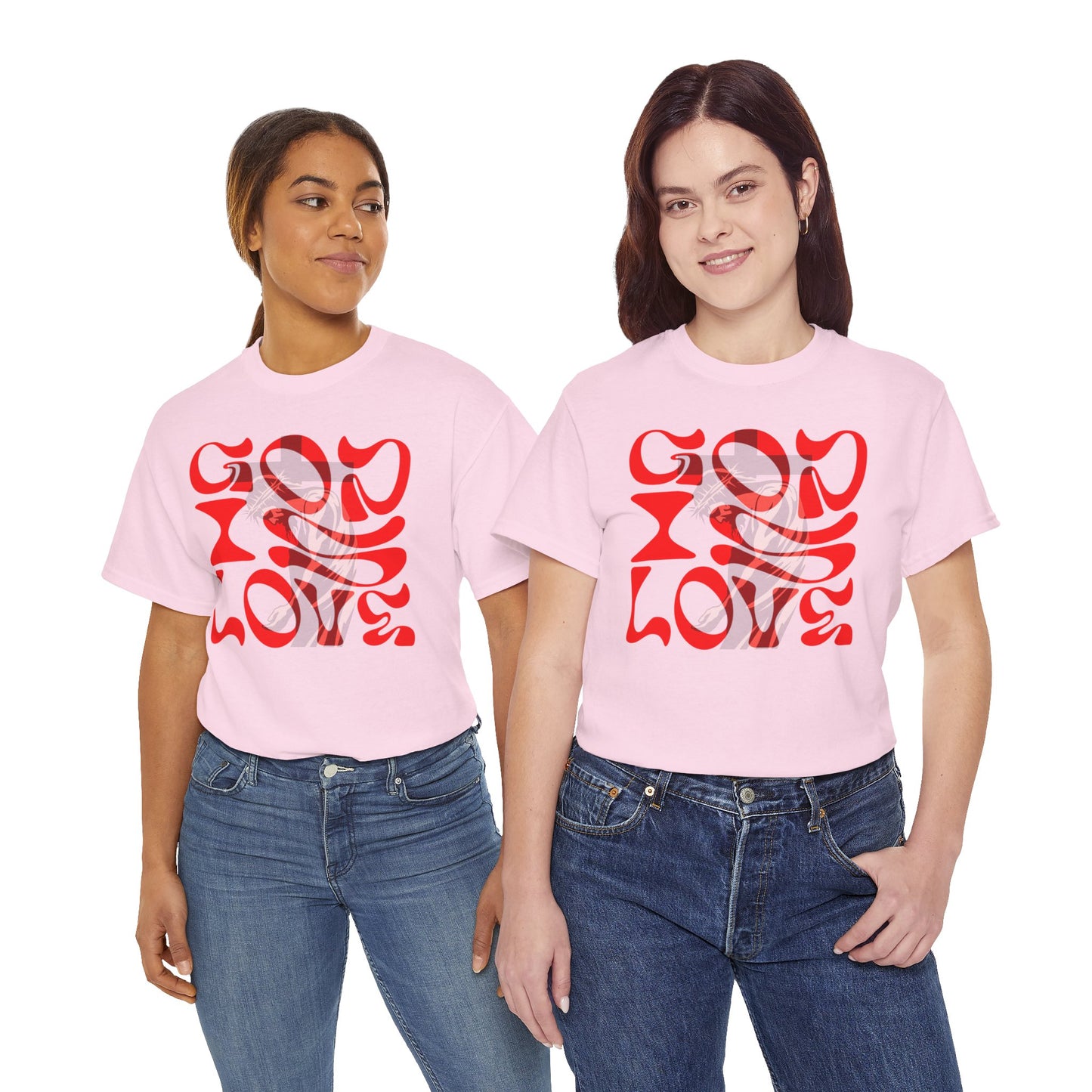 God is Love t-shirt, Christian T-shirt, face T-shirt