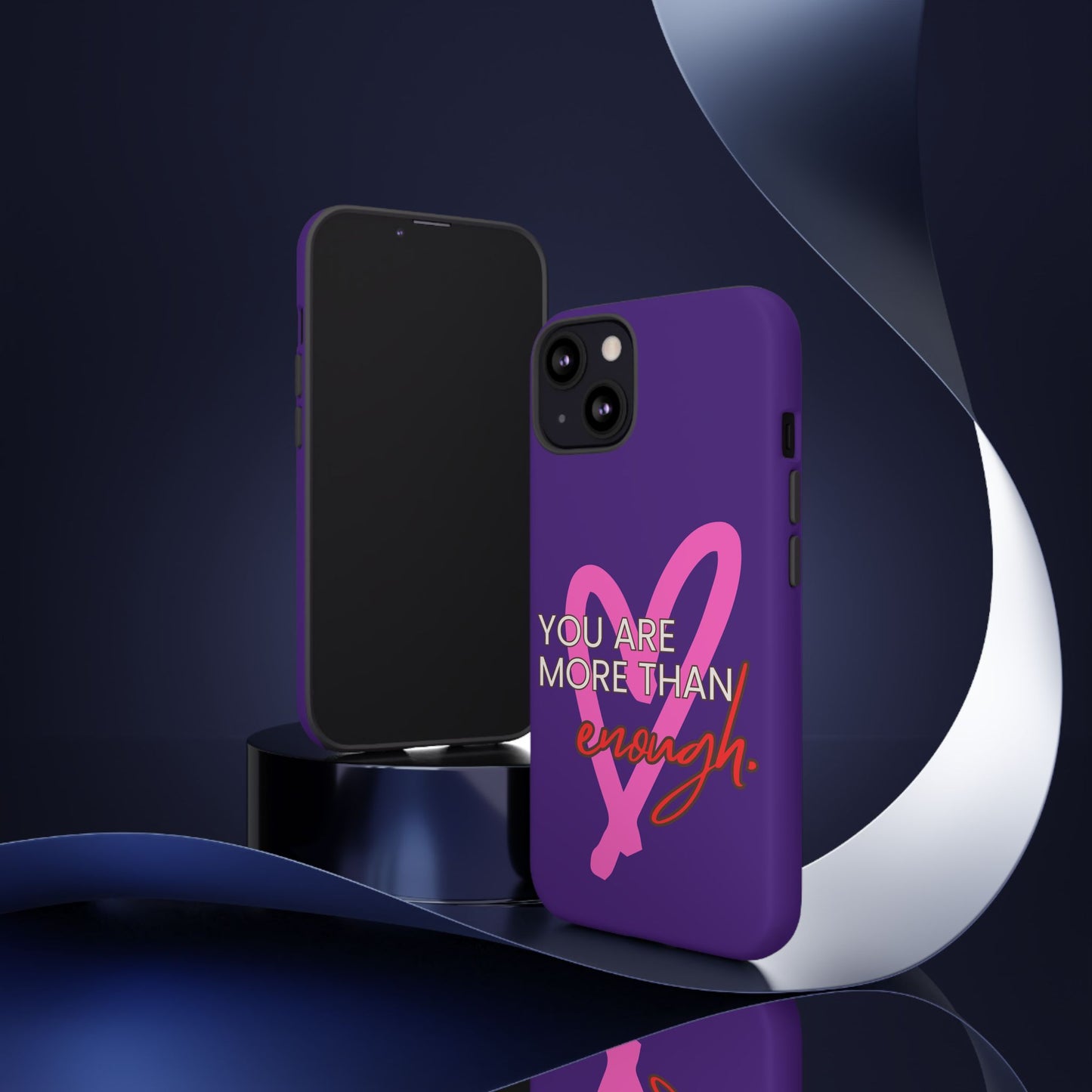 You are more than enough purple phone case, cute phone case gift