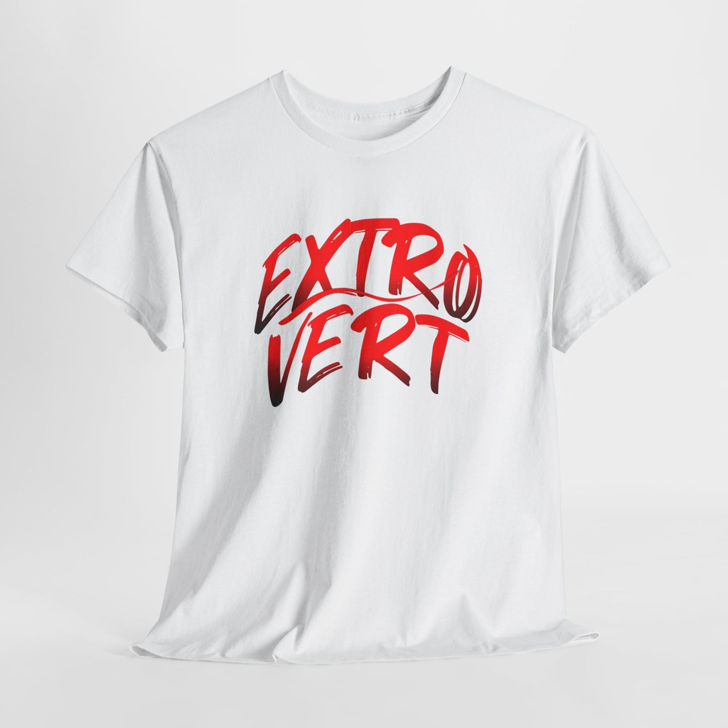 Extrovert Unisex Heavy Cotton Tee - Casual Wear, Gift for Social Butterflies, Graphic Tee, Everyday Comfort, Fun Statement Shirt