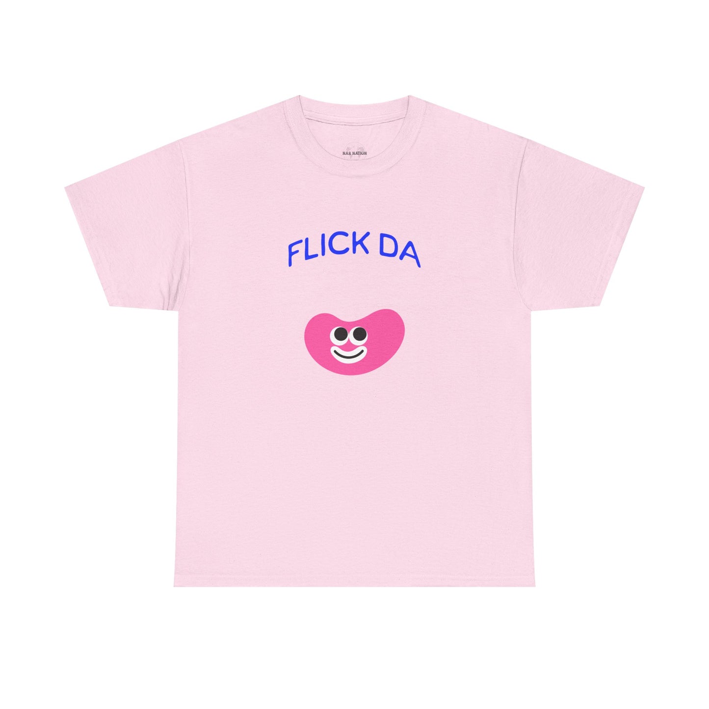 Flick Da Bean funny t-shirt , Cute Graphic T-Shirt, Fun Casual Wear, Gift for Friends, Everyday Summer Style, Comfortable Tee