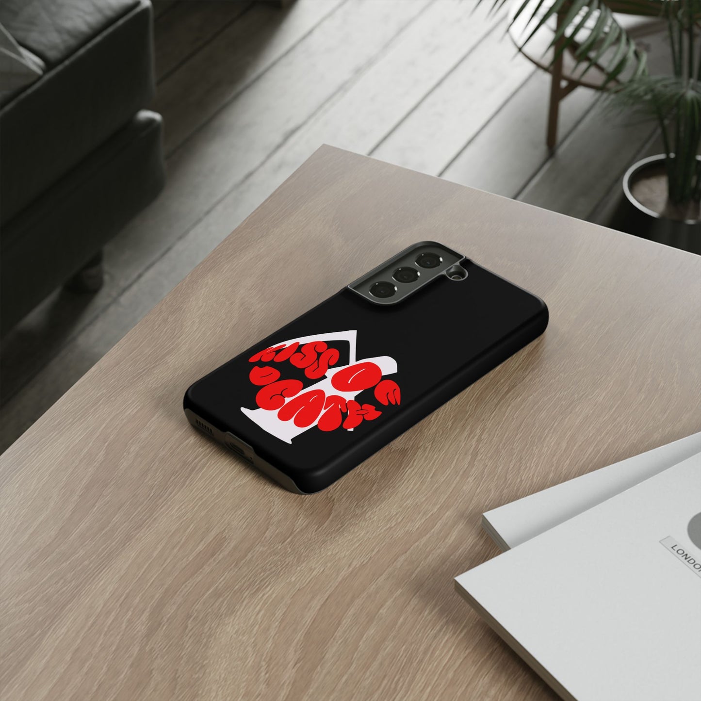 kiss Of Death Phone Case , cool phone case, cool design phone case, iPhone phone case, Samsung phone case, google phone case, black case