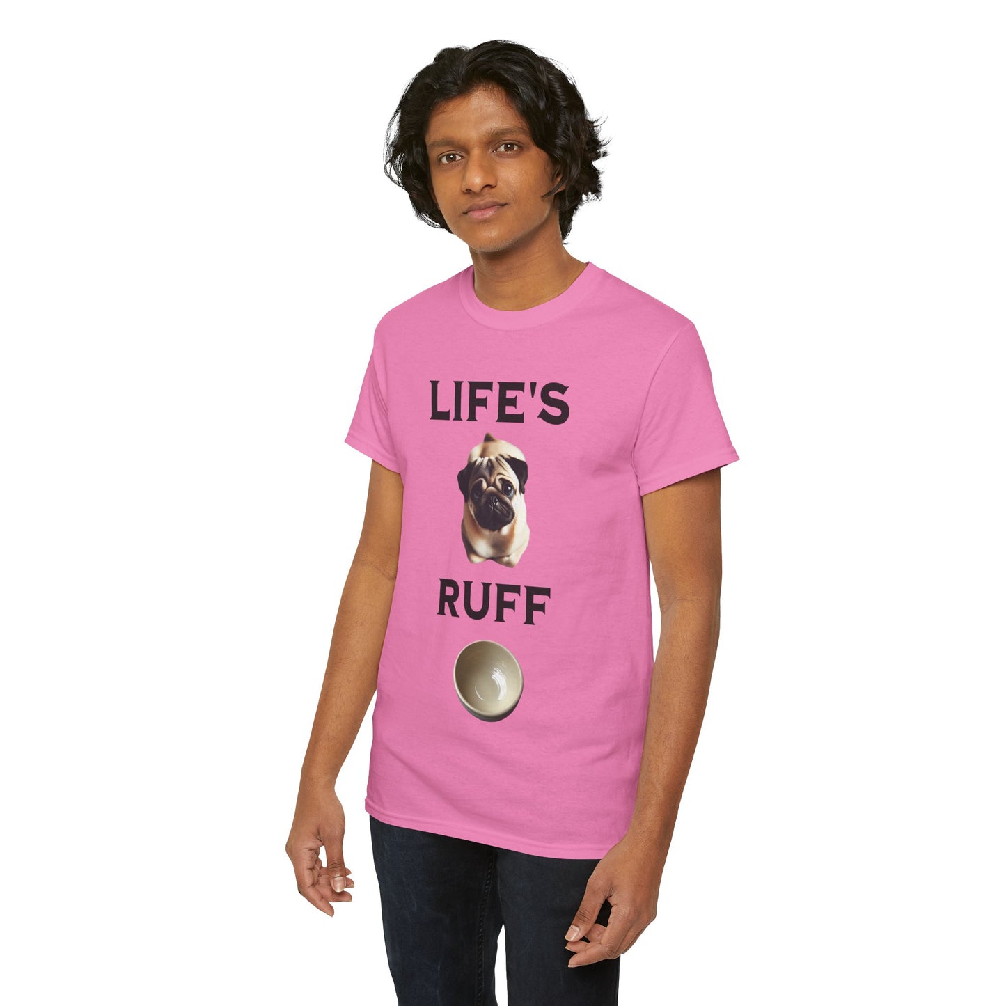 Life is Ruff Funny Shirt, Funny Dog Lover Shirt, Gifts for Pet Owners, Casual Wear, Dog-Themed Apparel, Birthday Gift