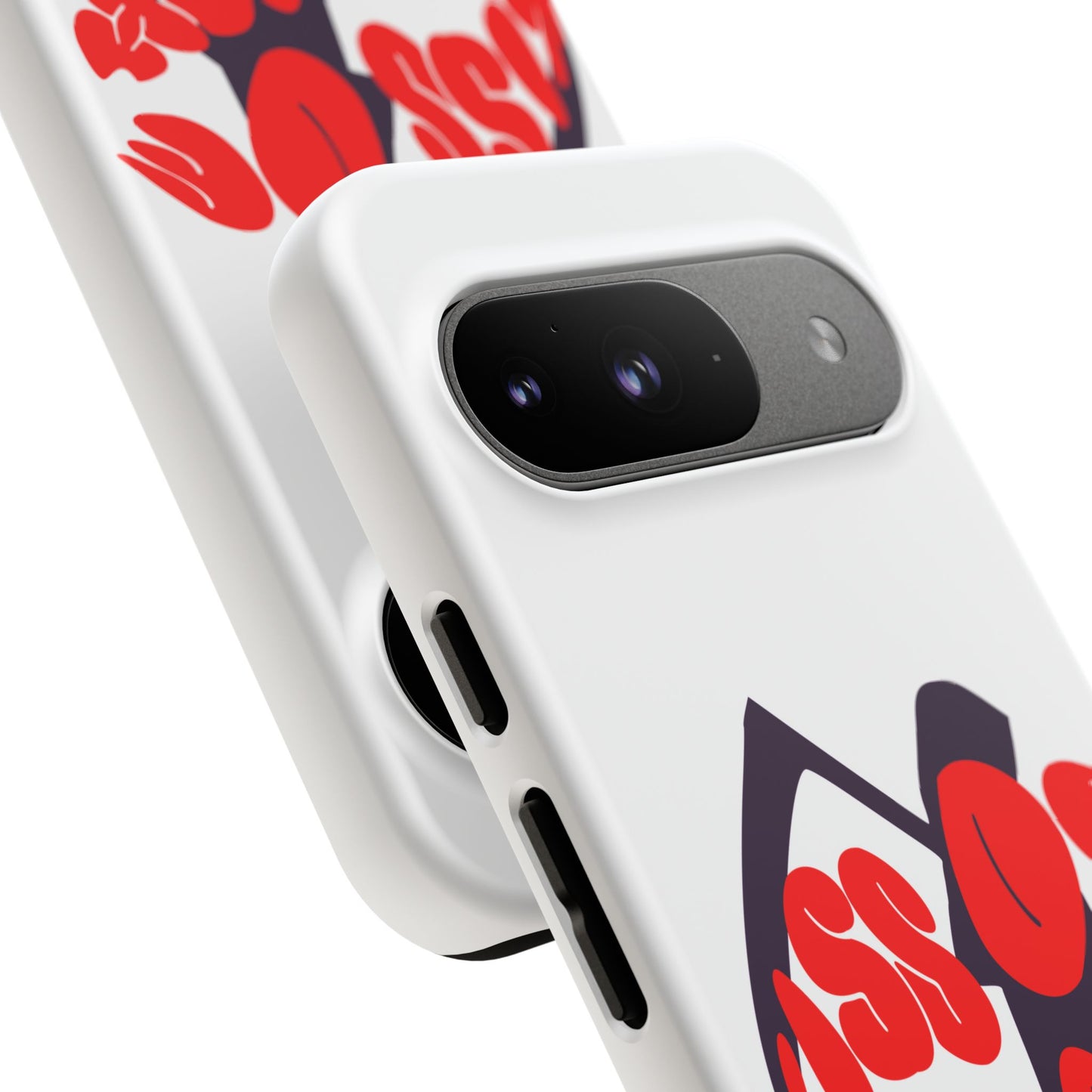 kiss Of Death iPhone Google Pixel Samsung Galaxy, cool design white phone case, iPhone phone Samsung galaxy Google pixel phone case