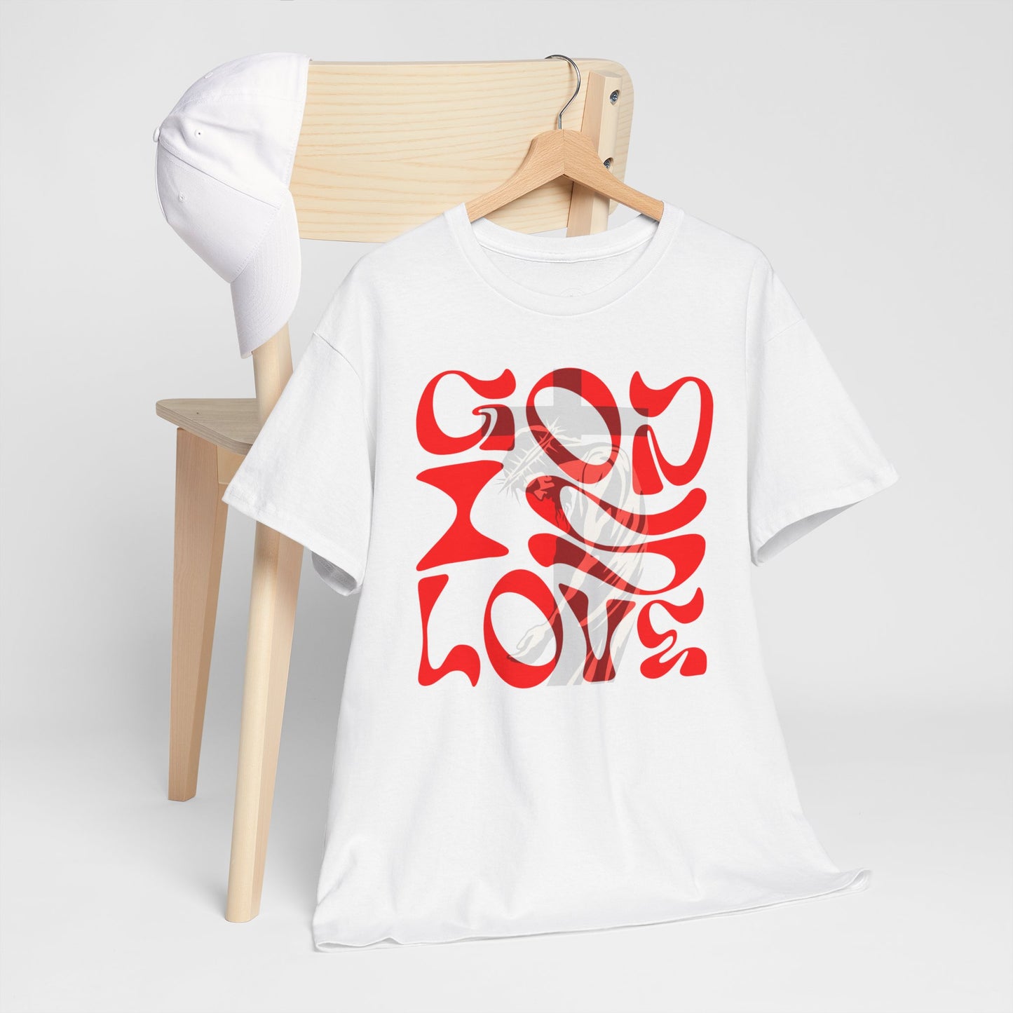God is Love t-shirt, Christian T-shirt, face T-shirt