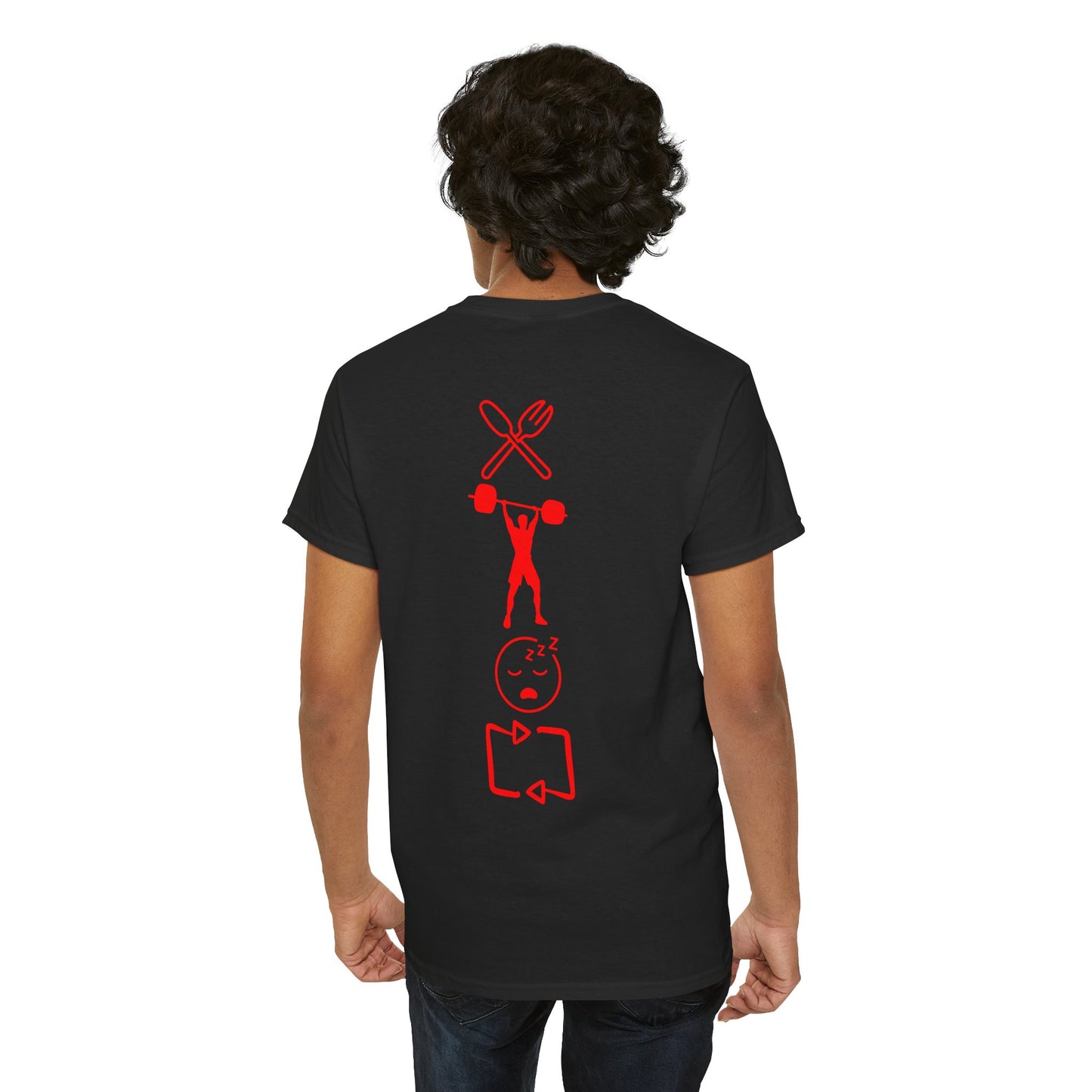 Fun Fitness Graphic Tee, Workout Apparel, Unisex Cotton Shirt, Casual Wear, Gym Clothing, Gift for Fitness Lovers, Motivational Top