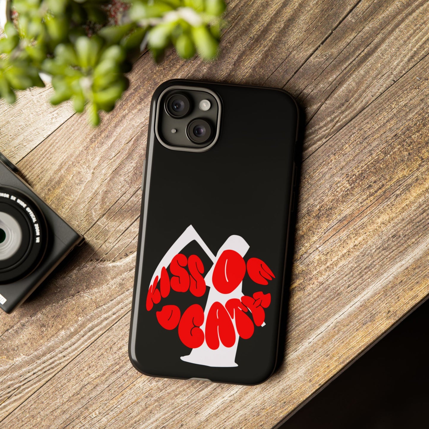 kiss Of Death Phone Case , cool phone case, cool design phone case, iPhone phone case, Samsung phone case, google phone case, black case