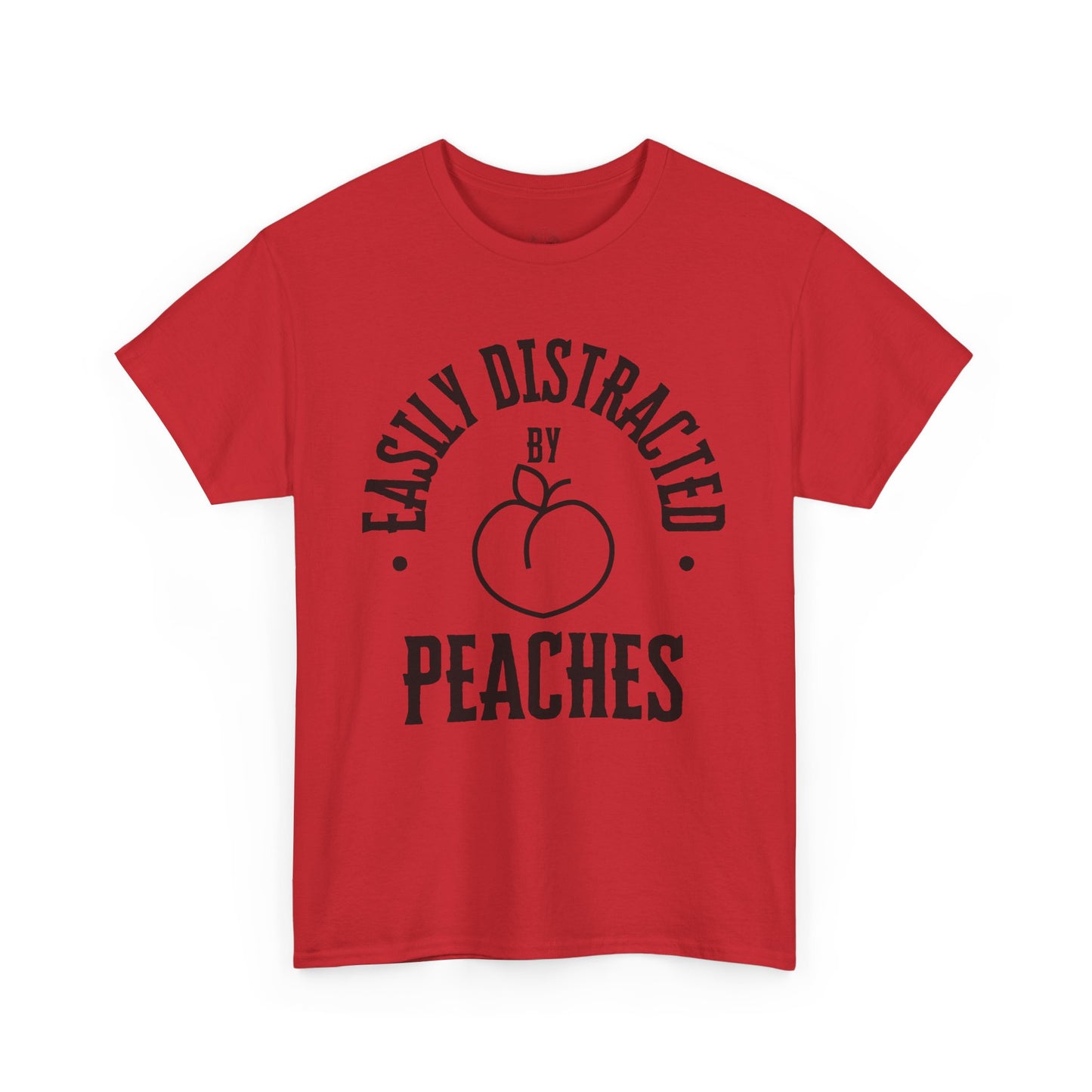 Easily Distracted by Peaches t-shirt, funny t-shirt, peach lovers shirt