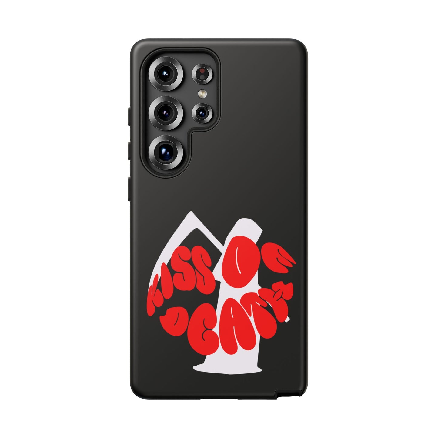 kiss Of Death Phone Case , cool phone case, cool design phone case, iPhone phone case, Samsung phone case, google phone case, black case