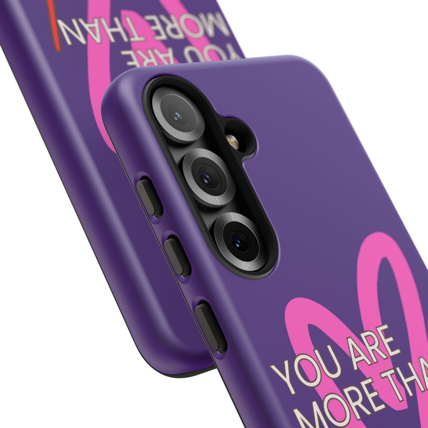 You are more than enough purple phone case, cute phone case gift