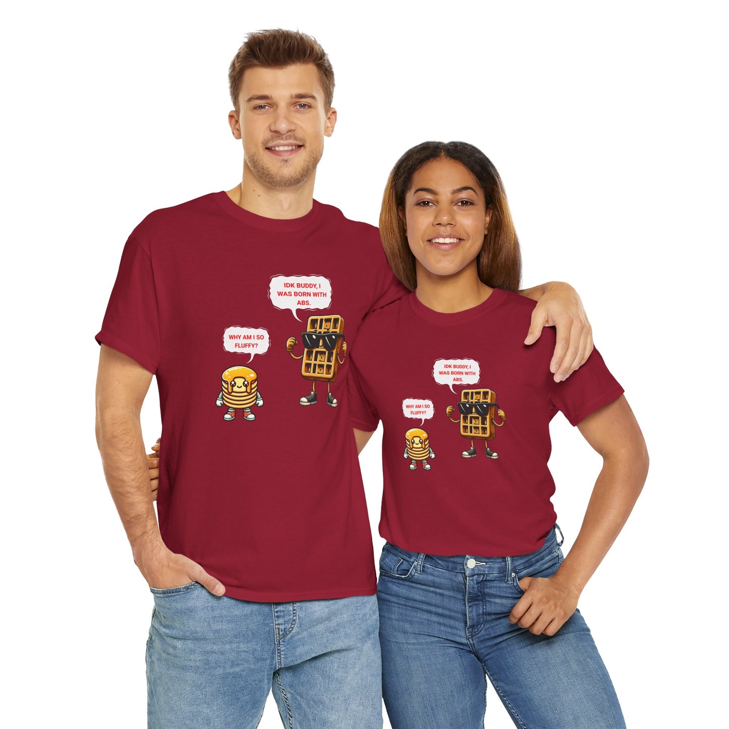 Funny breakfast waffle shirt waffle with abs shirt breakfast lovers shirt, waffle lovers shirt