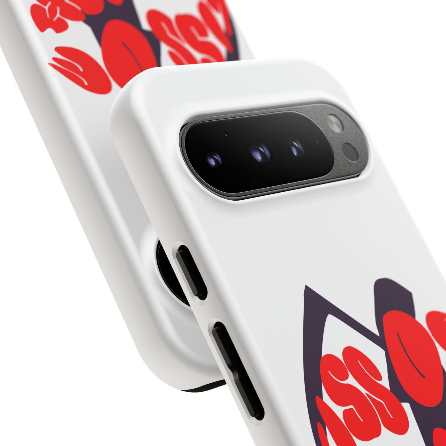 kiss Of Death iPhone Google Pixel Samsung Galaxy, cool design white phone case, iPhone phone Samsung galaxy Google pixel phone case