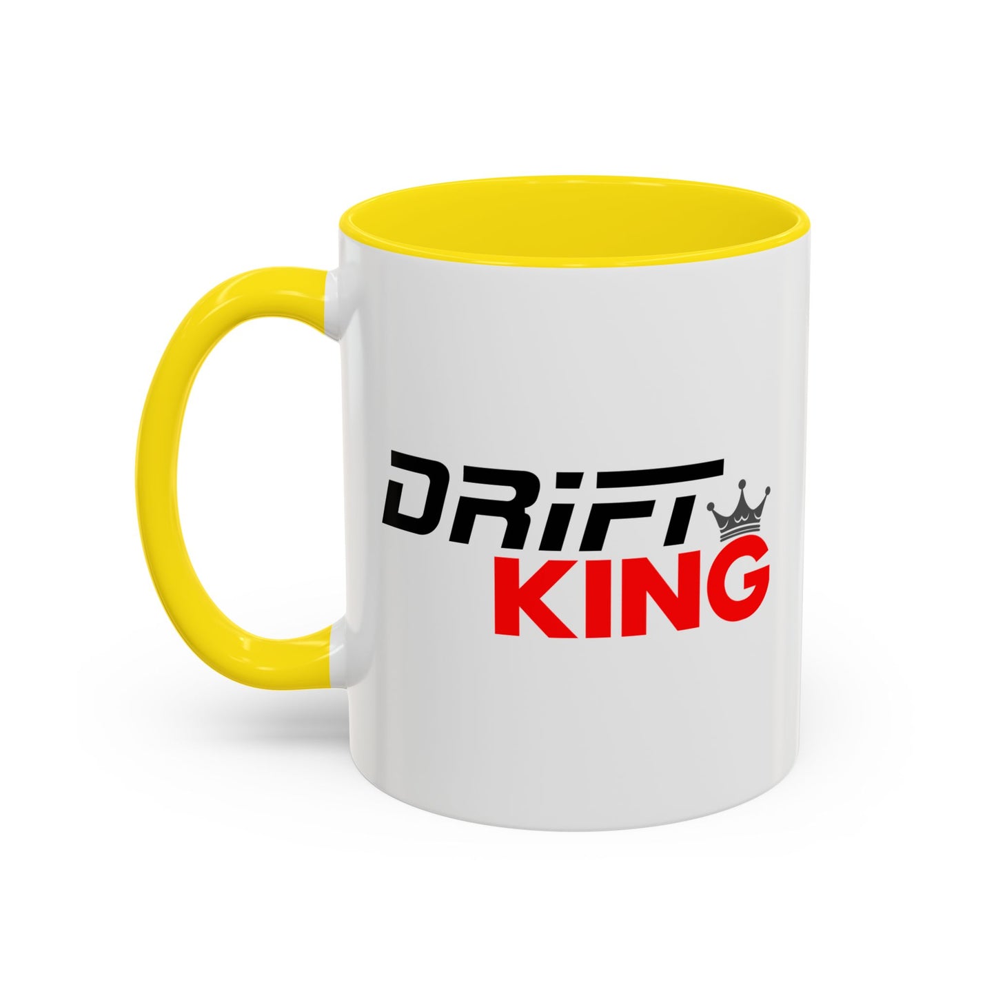 Drift King Accent Coffee Mug Perfect Gift for Car Enthusiasts, Drift Racing Fans, Collectible Mug, Unique Drinkware for Special Occasions