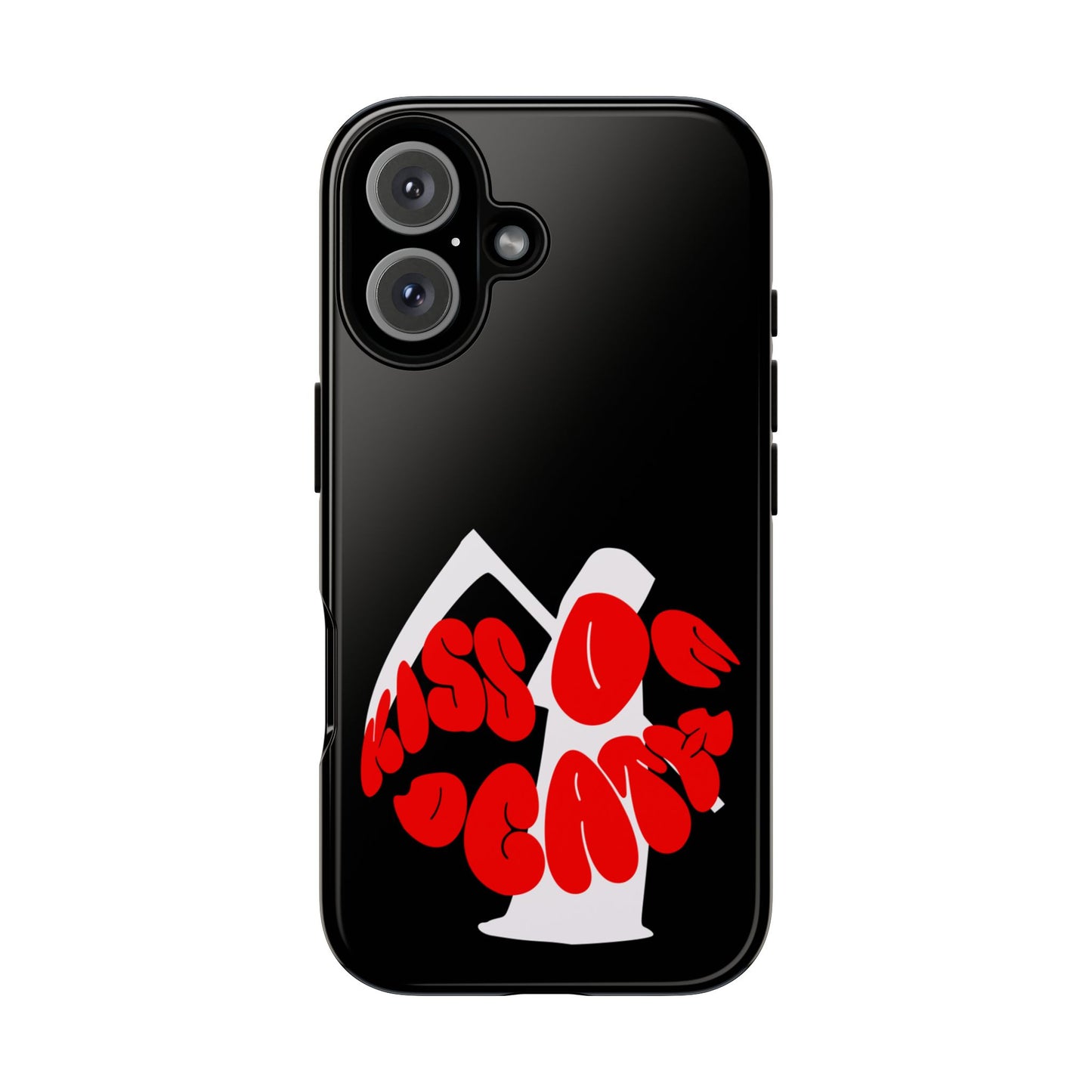 kiss Of Death Phone Case , cool phone case, cool design phone case, iPhone phone case, Samsung phone case, google phone case, black case