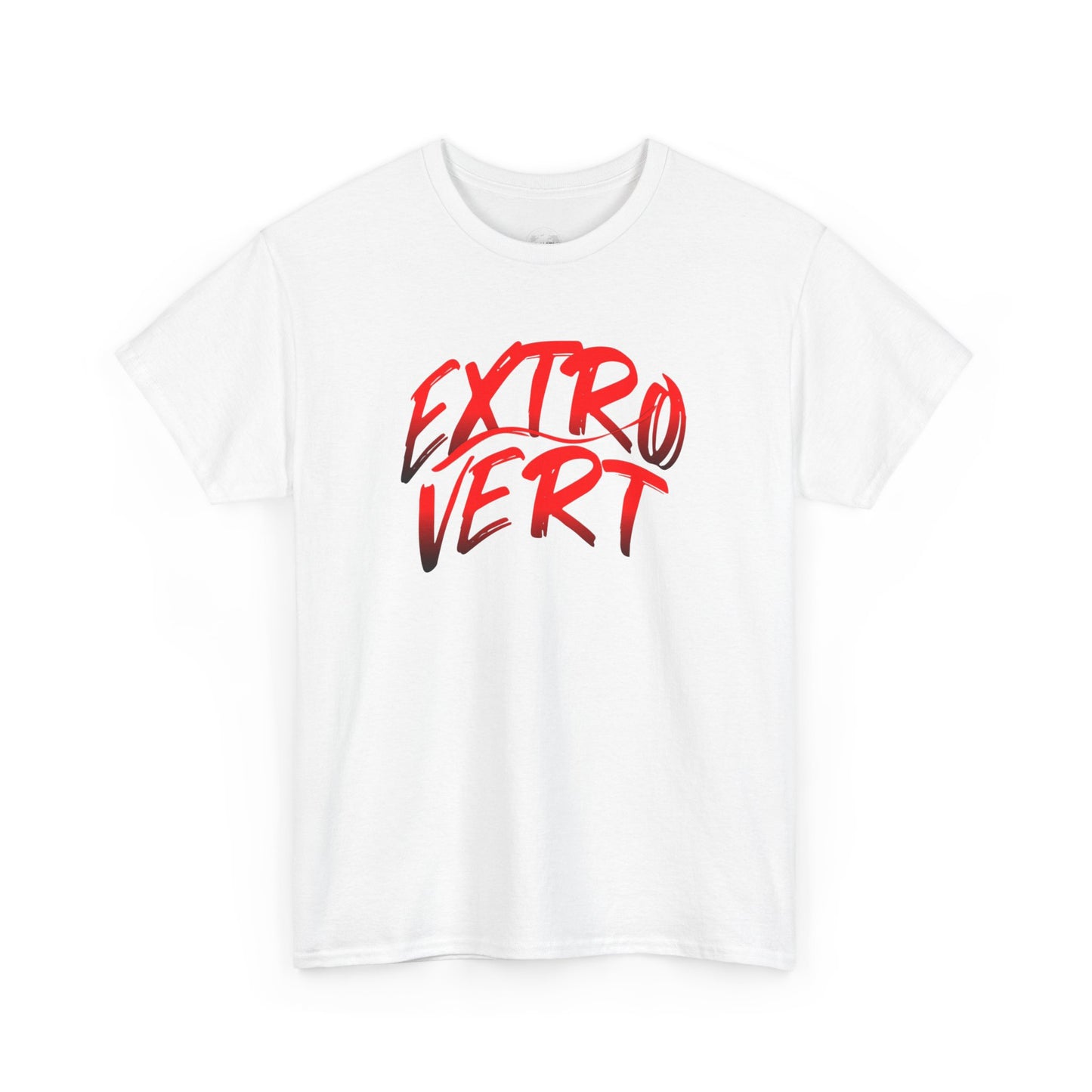 Extrovert Unisex Heavy Cotton Tee - Casual Wear, Gift for Social Butterflies, Graphic Tee, Everyday Comfort, Fun Statement Shirt