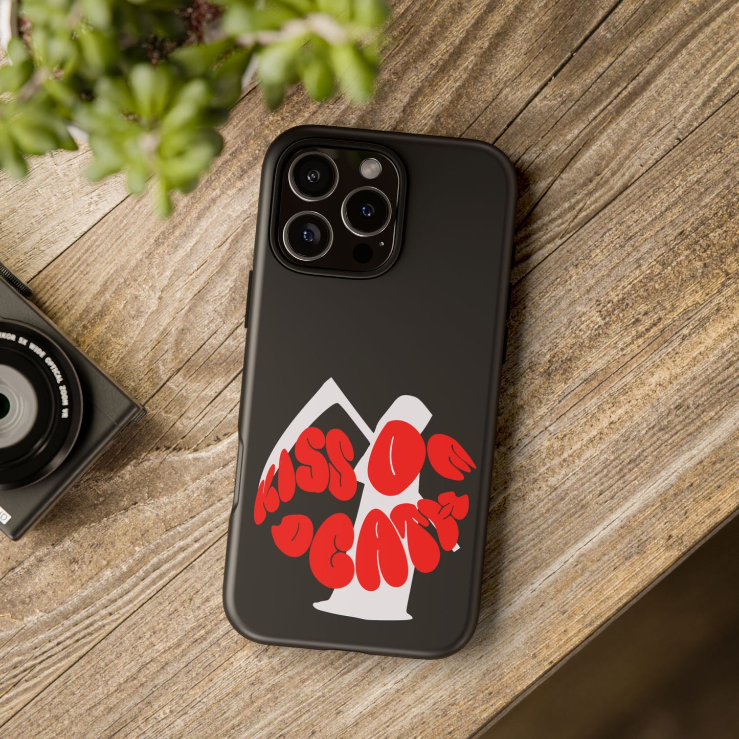 kiss Of Death Phone Case , cool phone case, cool design phone case, iPhone phone case, Samsung phone case, google phone case, black case