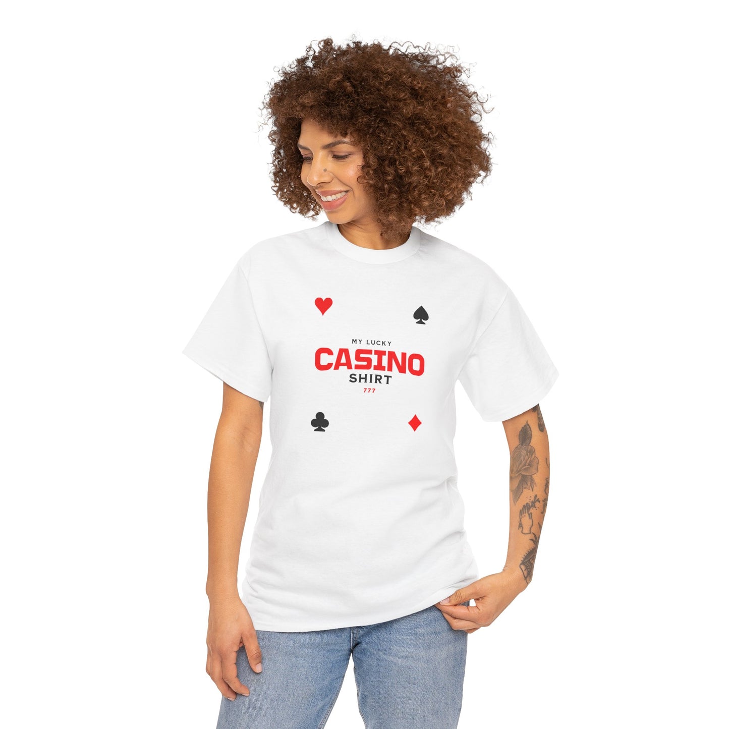 My Lucky Casino T-Shirt, Unisex Tee, Gambling Shirt, Casino Night Attire, Poker Night Apparel, Gift for Gamblers