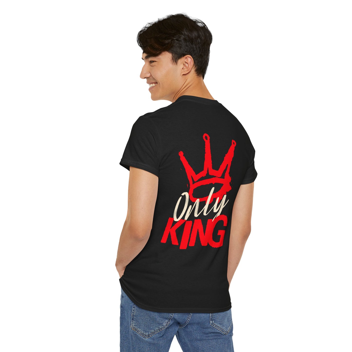 Only King Unisex Heavy Cotton Tee | Streetwear Fashion, Gift for Him, Casual Style, Everyday Wear, Birthday Present