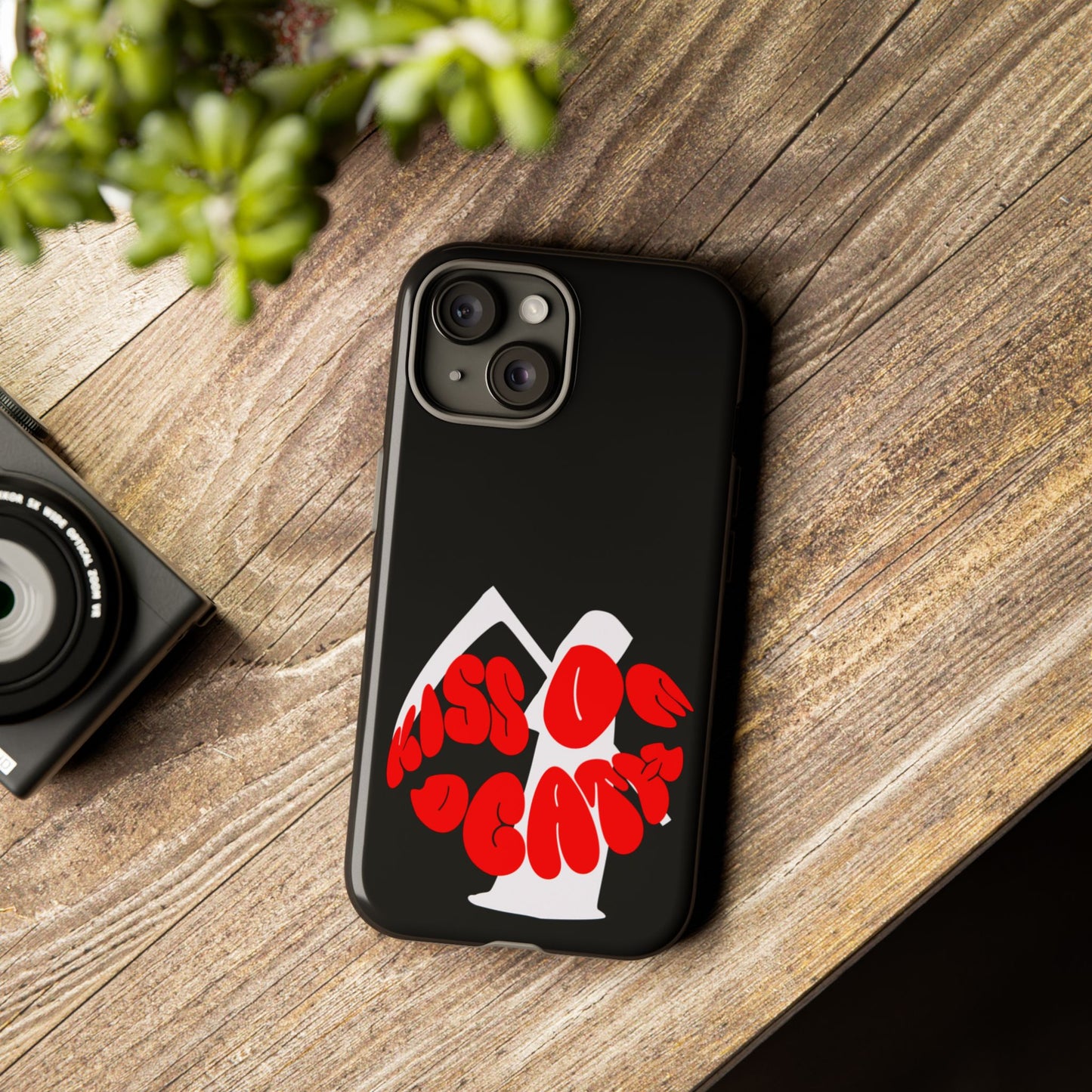 kiss Of Death Phone Case , cool phone case, cool design phone case, iPhone phone case, Samsung phone case, google phone case, black case